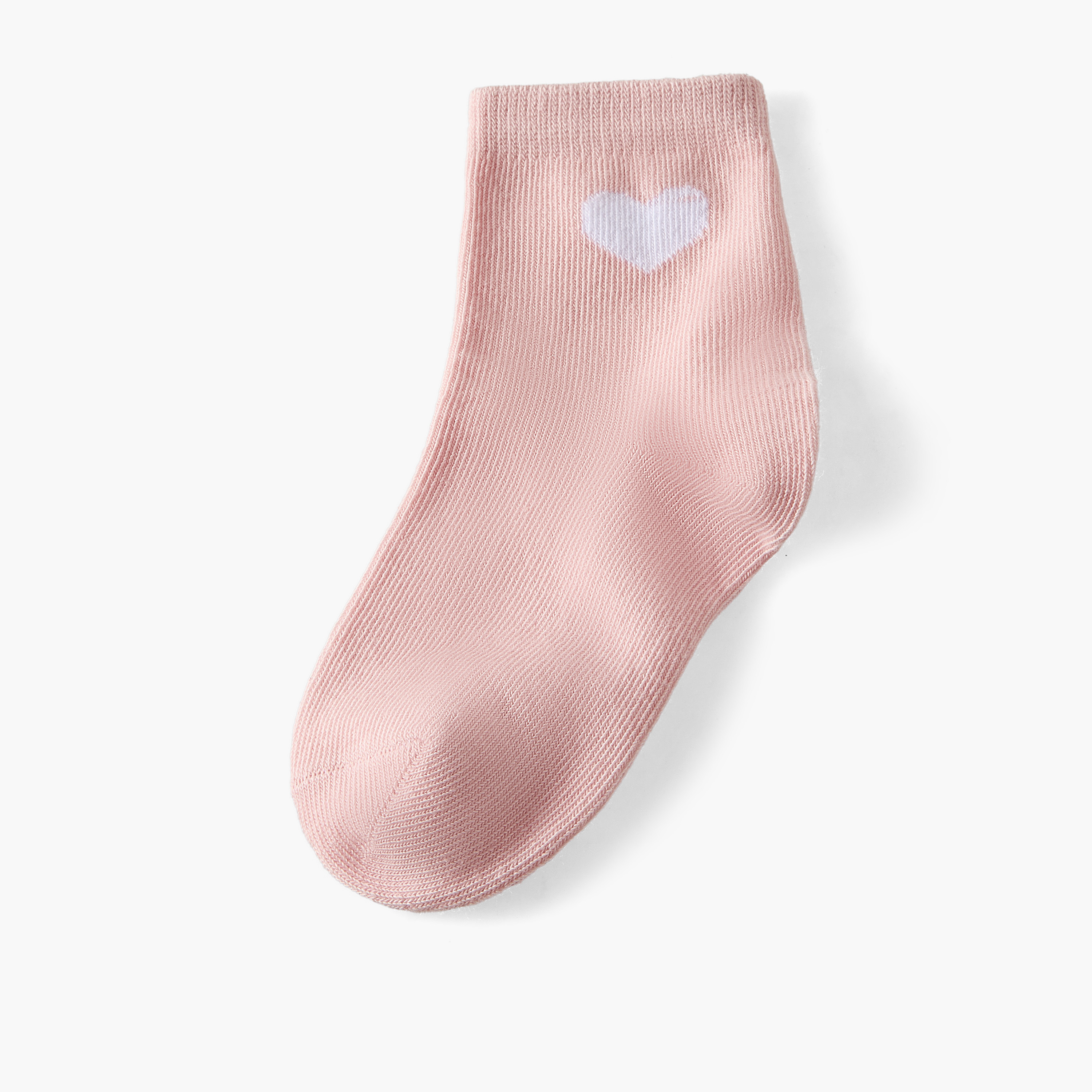 Pack of 10 Juniors Baby Girls Socks Heart Print-baby-girls-accessories-socks-image-2
