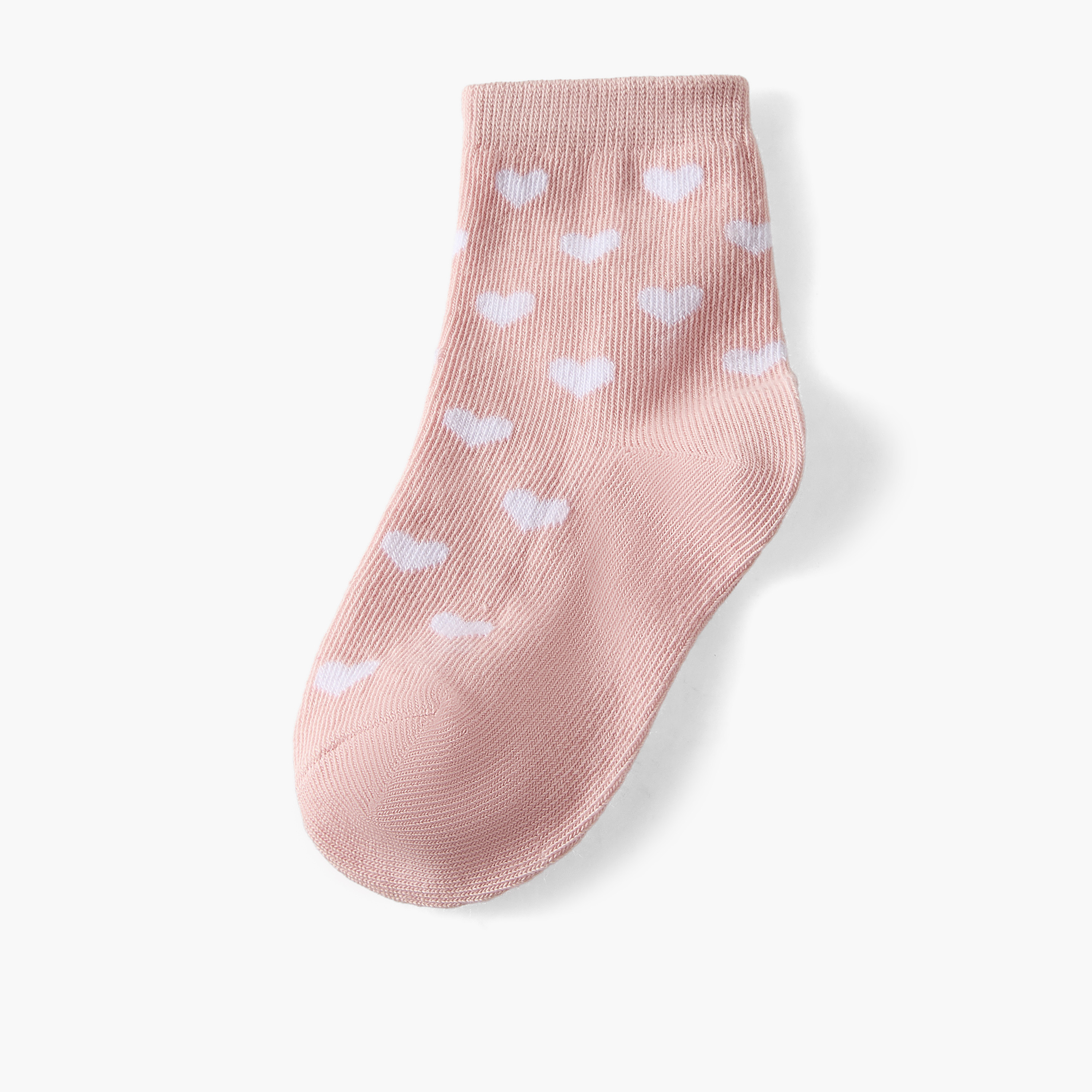 Pack of 10 Juniors Baby Girls Socks Heart Print-baby-girls-accessories-socks-image-5