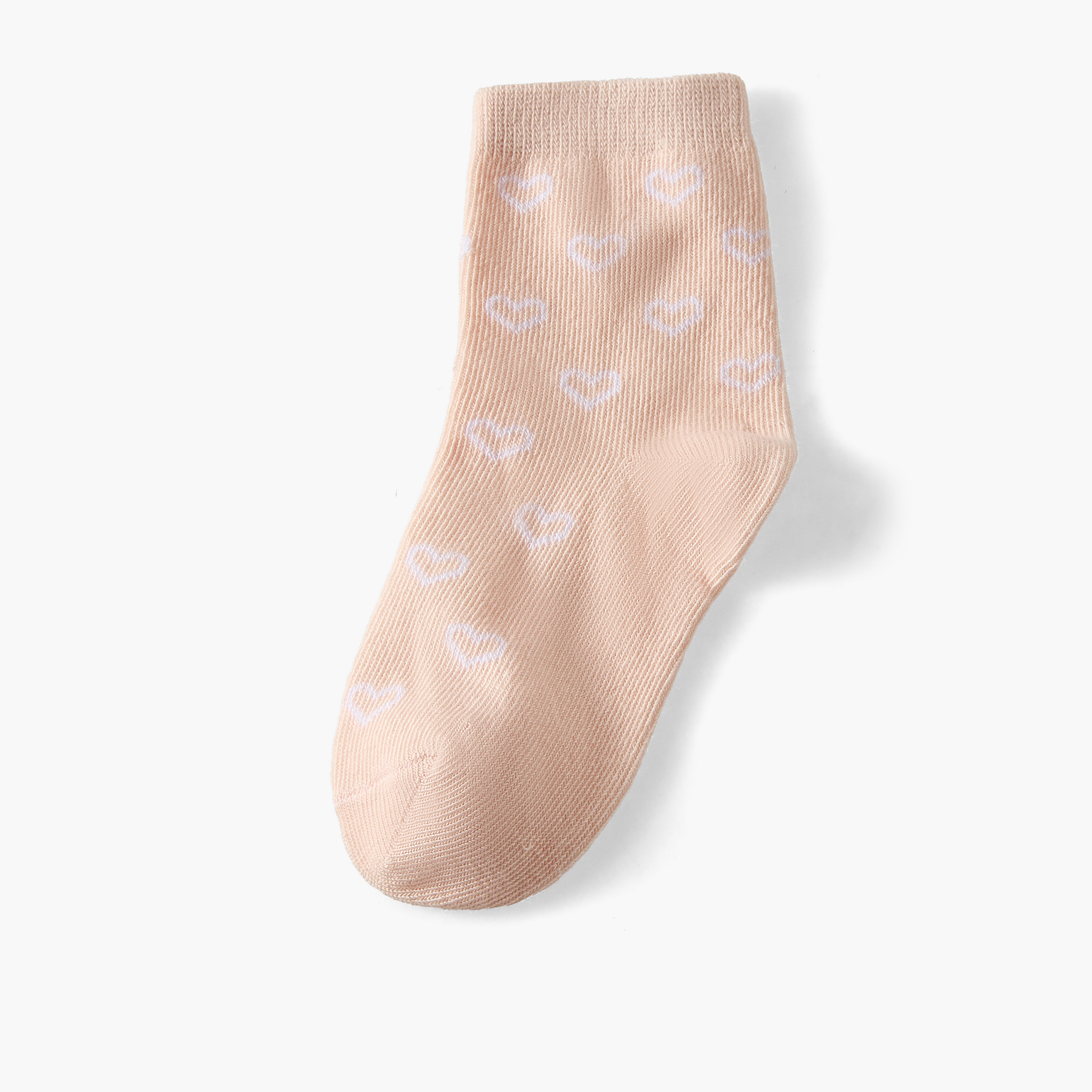 Pack of 10 Juniors Baby Girls Socks Heart Print-baby-girls-accessories-socks-image-9