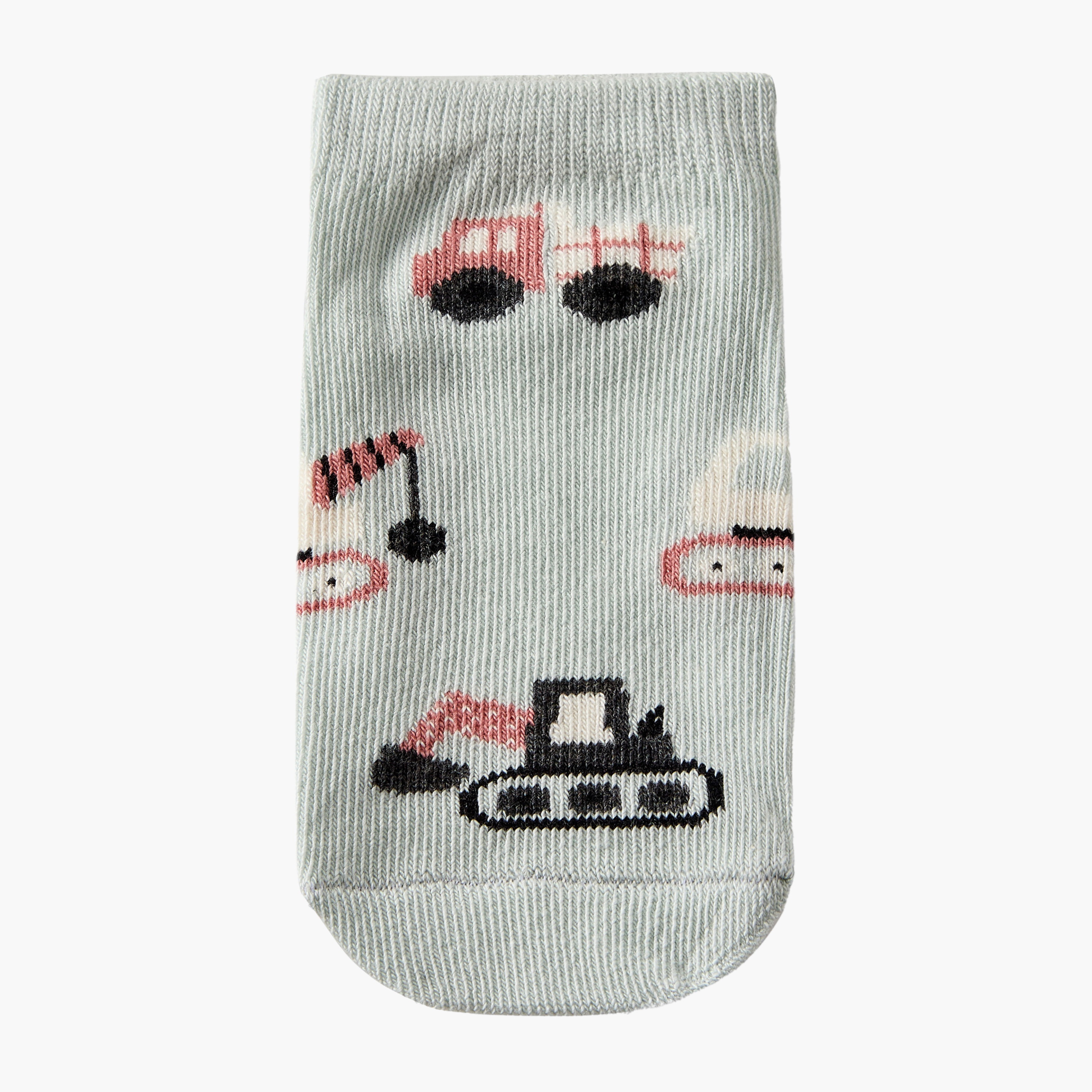 Pack of 10 Juniors Baby Boys Socks Construction Vehicle Print-baby-boys-accessories-socks-image-10