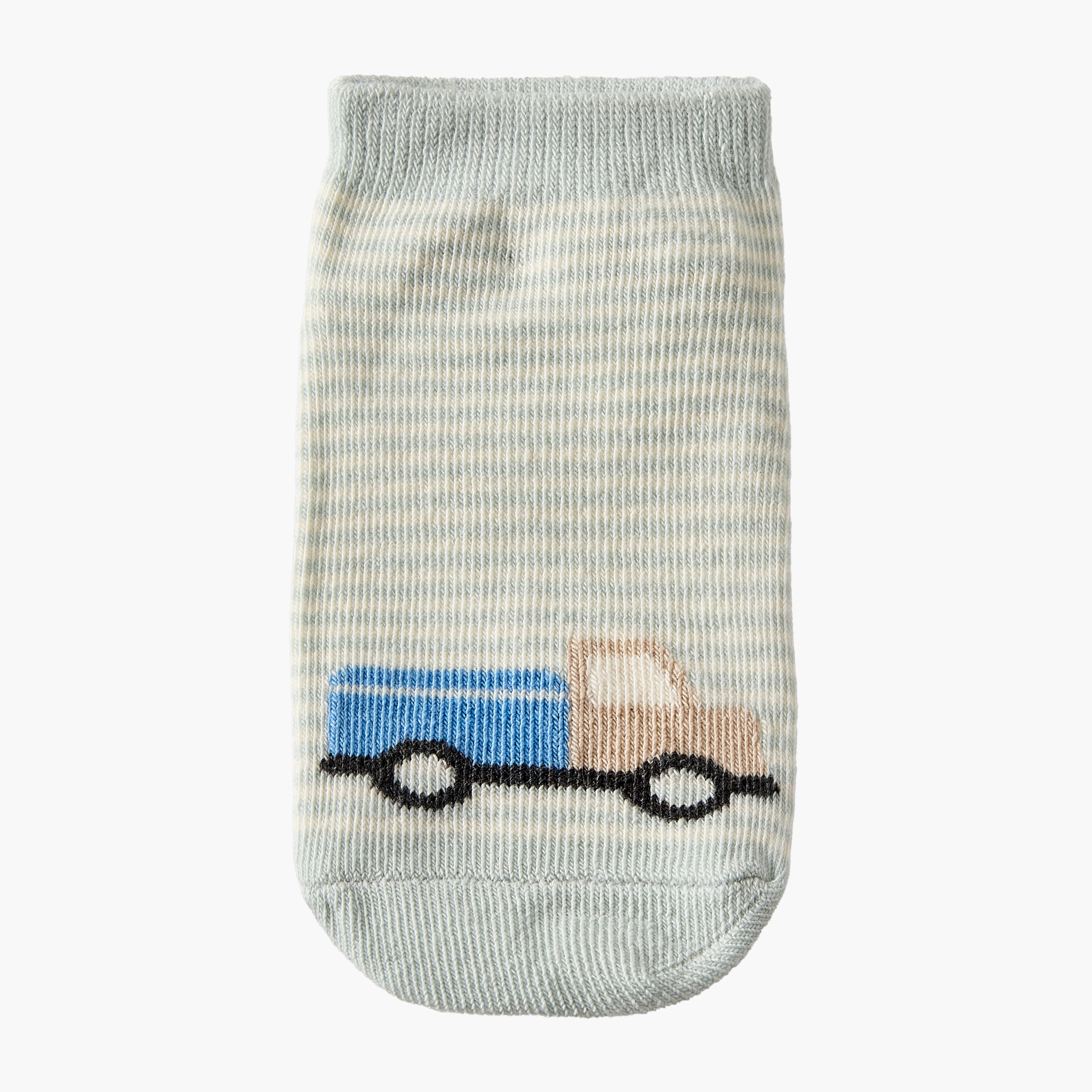 Pack of 10 Juniors Baby Boys Socks Construction Vehicle Print-baby-boys-accessories-socks-image-2