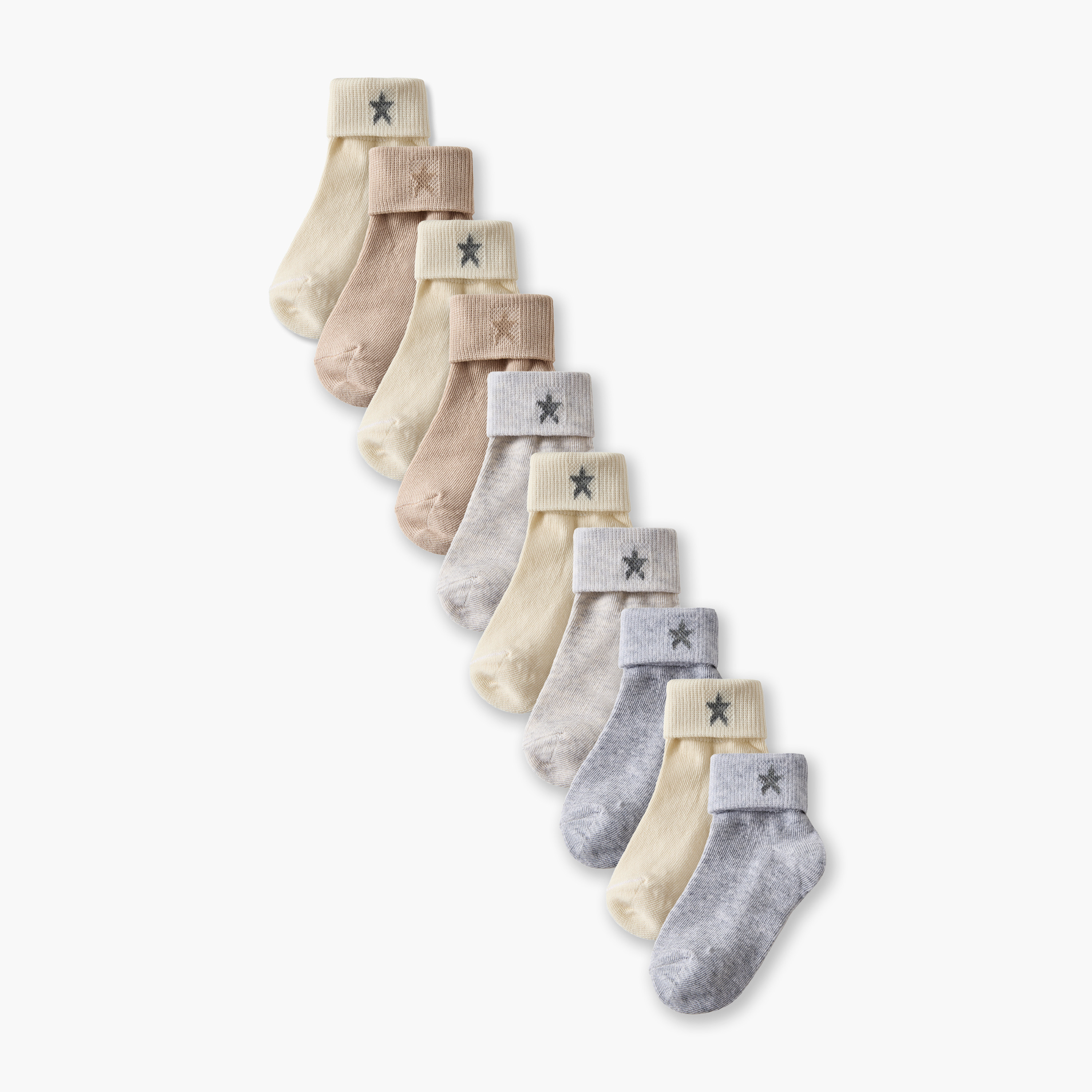 طقم جوارب للأولاد 10 أزواج بطبعات من جونيورز-baby-boys-accessories-socks-image-1