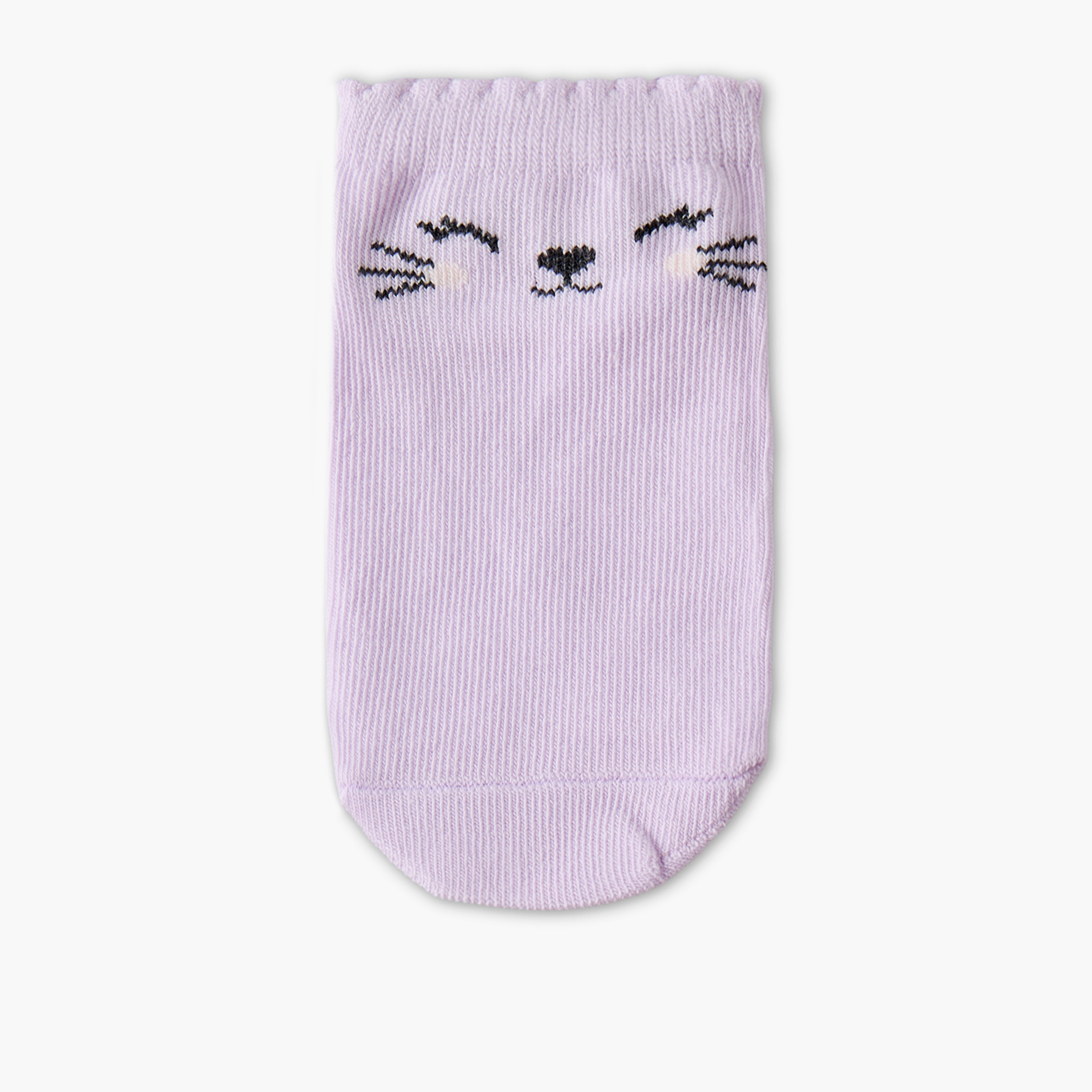Pack of 5 Juniors Baby Girls Socks with Bunny Print-baby-girls-accessories-socks-image-5