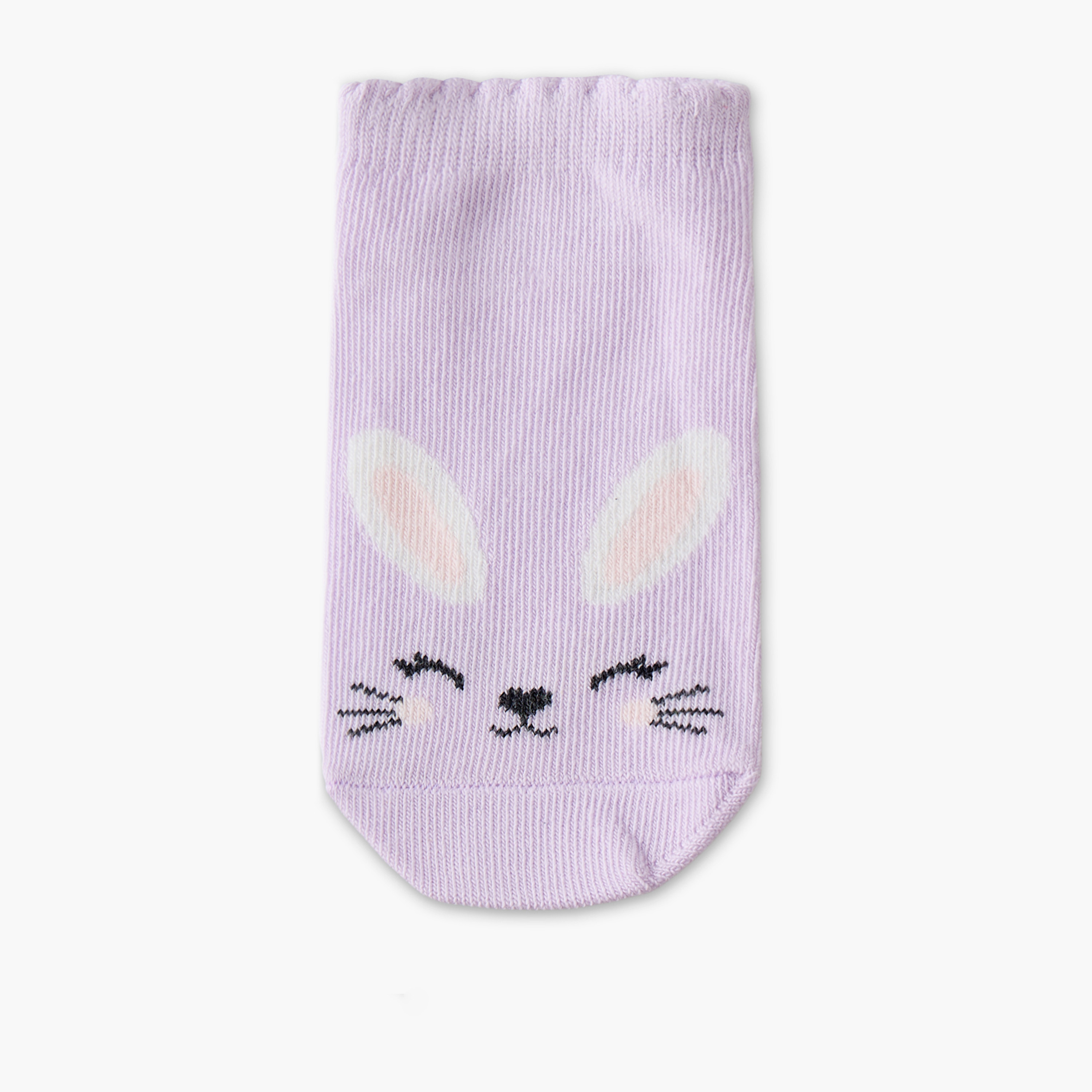 Pack of 5 Juniors Baby Girls Socks with Bunny Print-baby-girls-accessories-socks-image-6