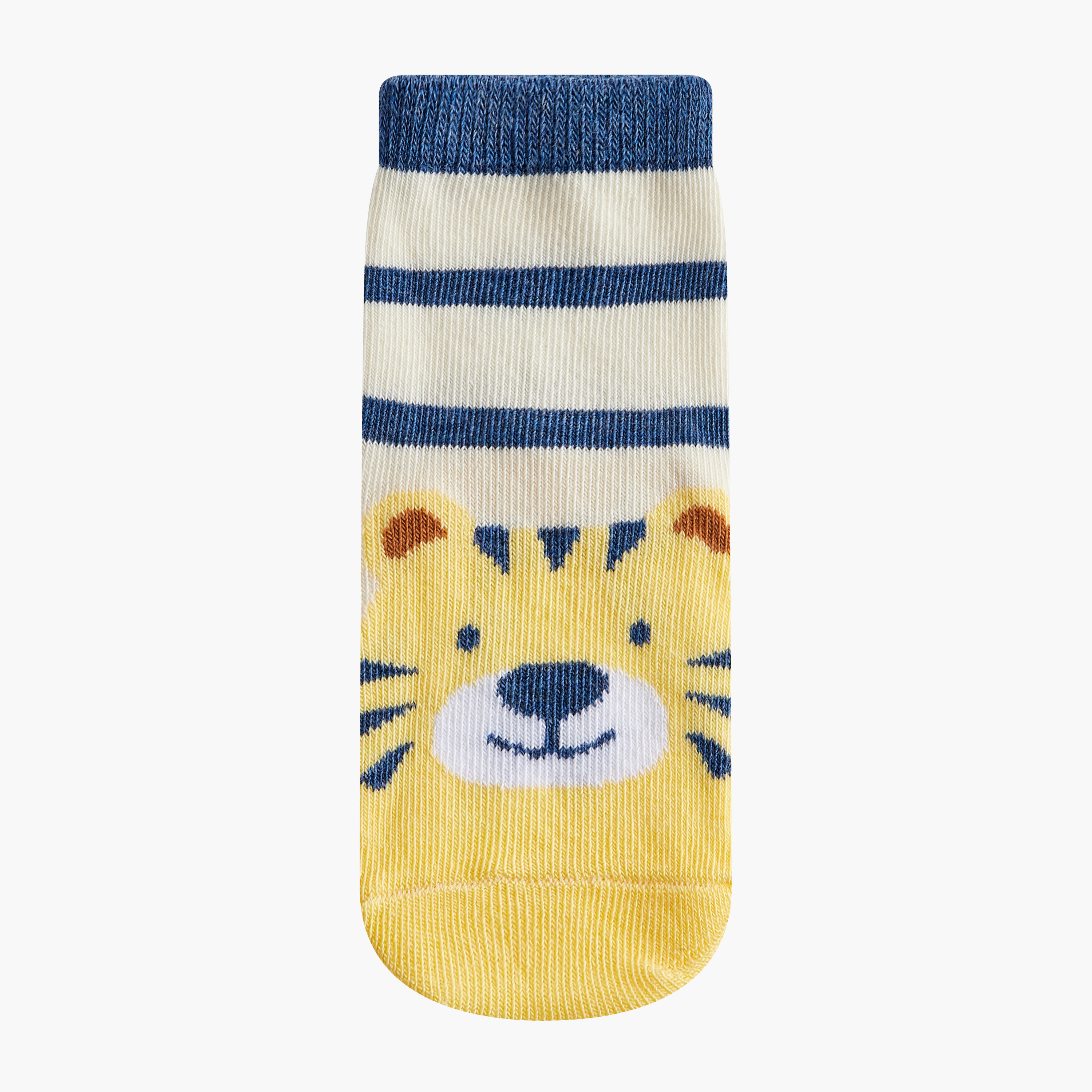 طقم جوارب من زوجين بطول الكاحل وبتزيينات حيوانات من جونيورز-baby-boys-accessories-socks-image-2