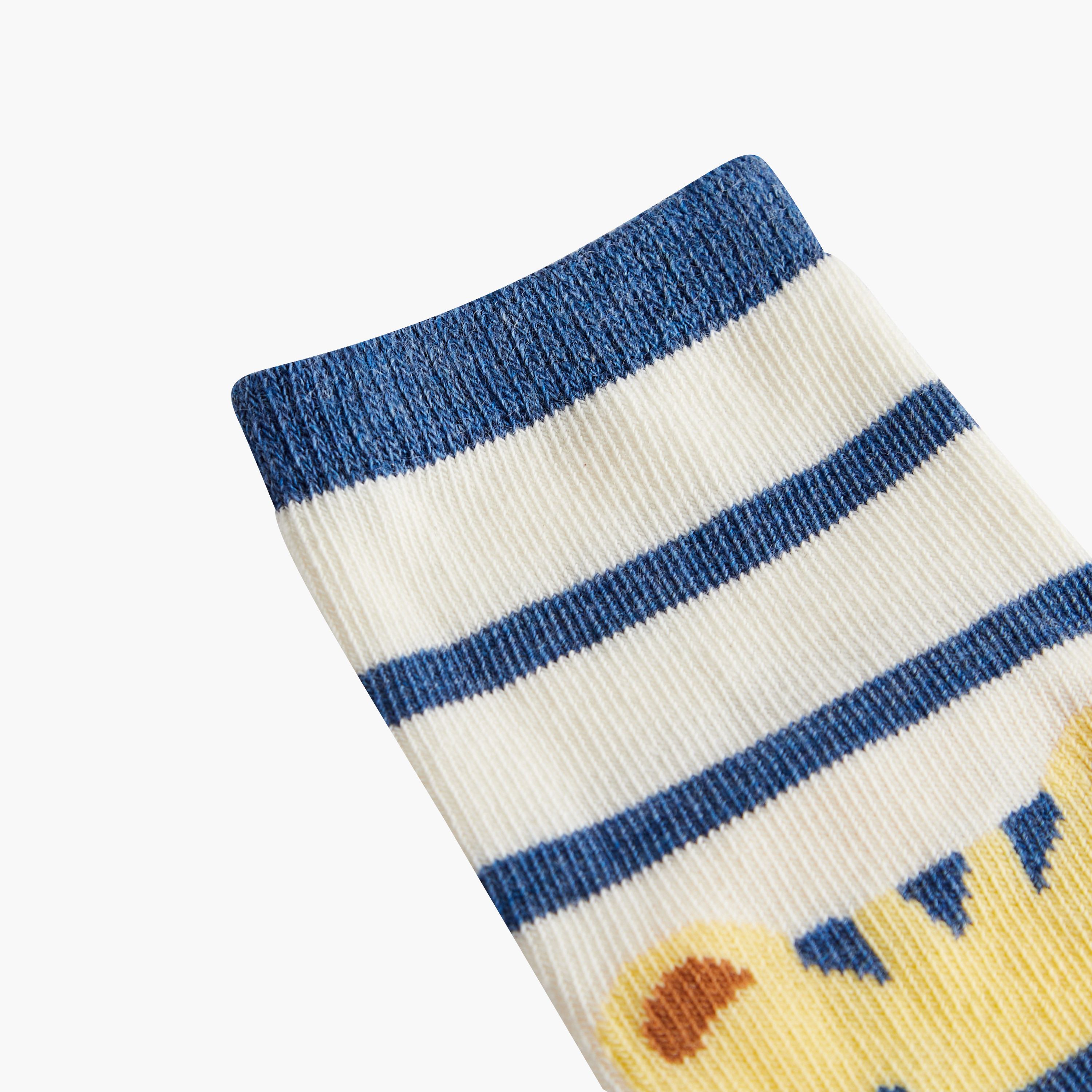 طقم جوارب من زوجين بطول الكاحل وبتزيينات حيوانات من جونيورز-baby-boys-accessories-socks-image-3