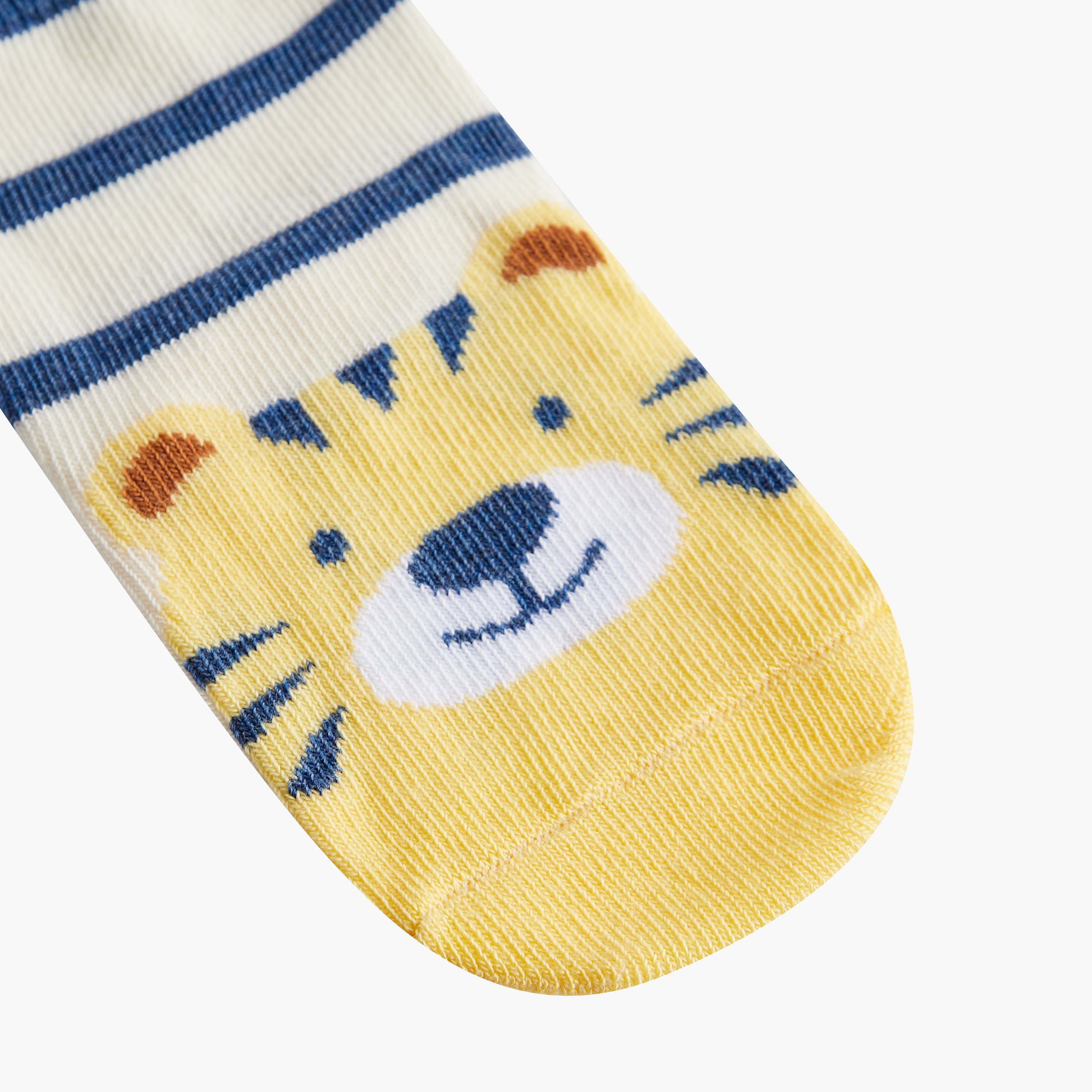 طقم جوارب من زوجين بطول الكاحل وبتزيينات حيوانات من جونيورز-baby-boys-accessories-socks-image-5
