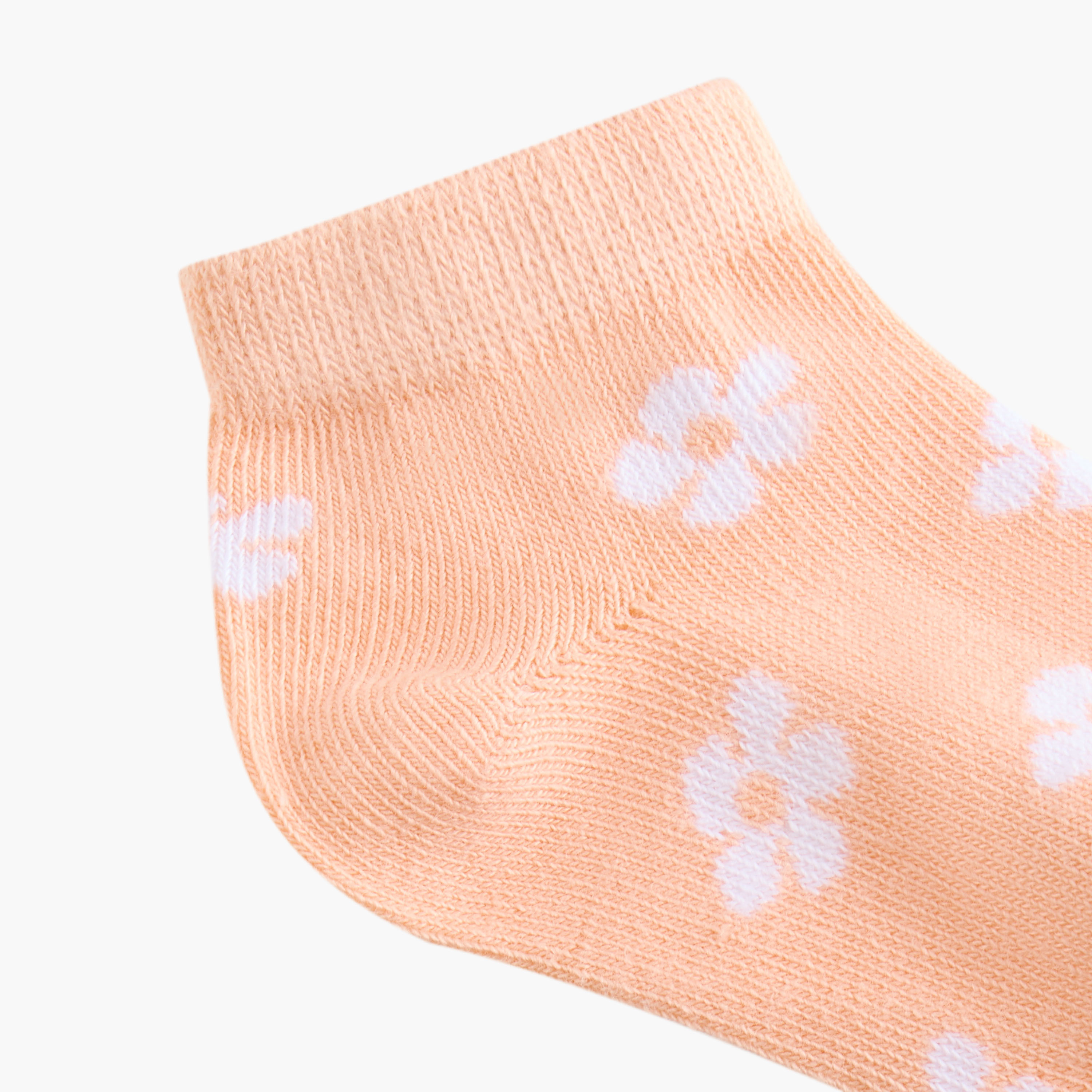 Juniors Floral Print Ankle Length Socks - Set of 10-baby-boys-accessories-socks-image-3