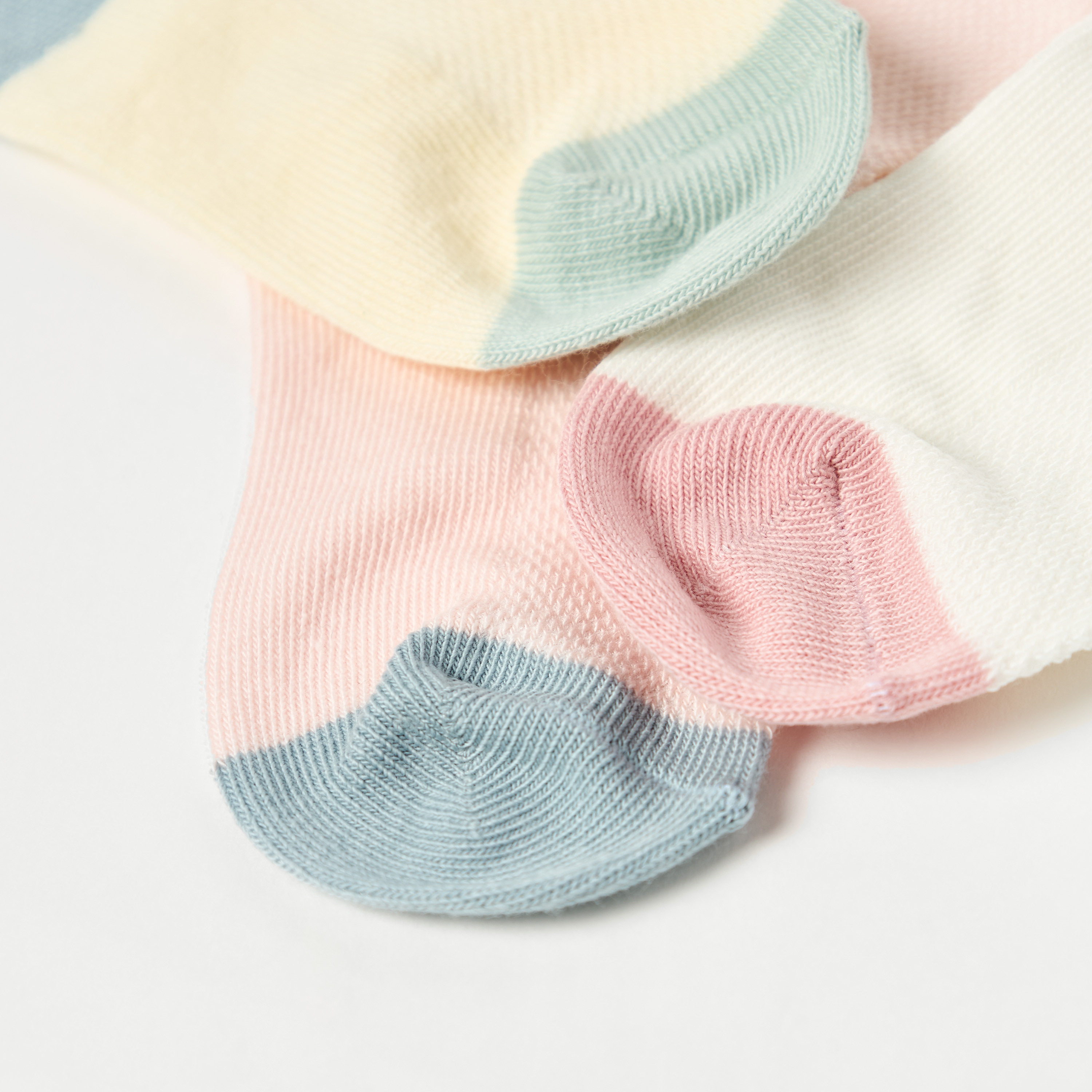 Juniors Solid Socks with Pom Pom Detail - Set of 3-baby-girls-clothing-multipacks-image-4