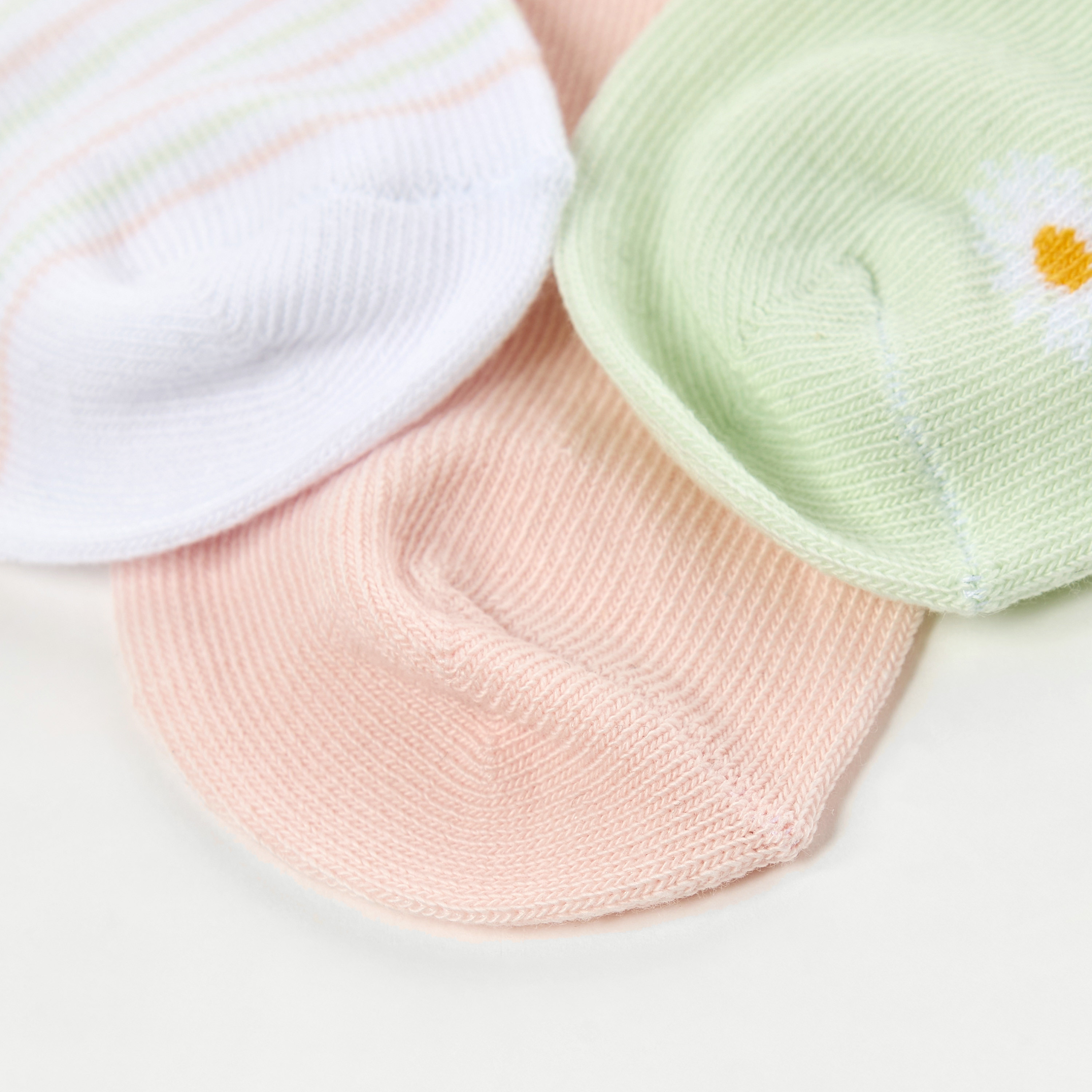 Juniors Printed Socks - Set of 3-baby-girls-clothing-multipacks-image-4