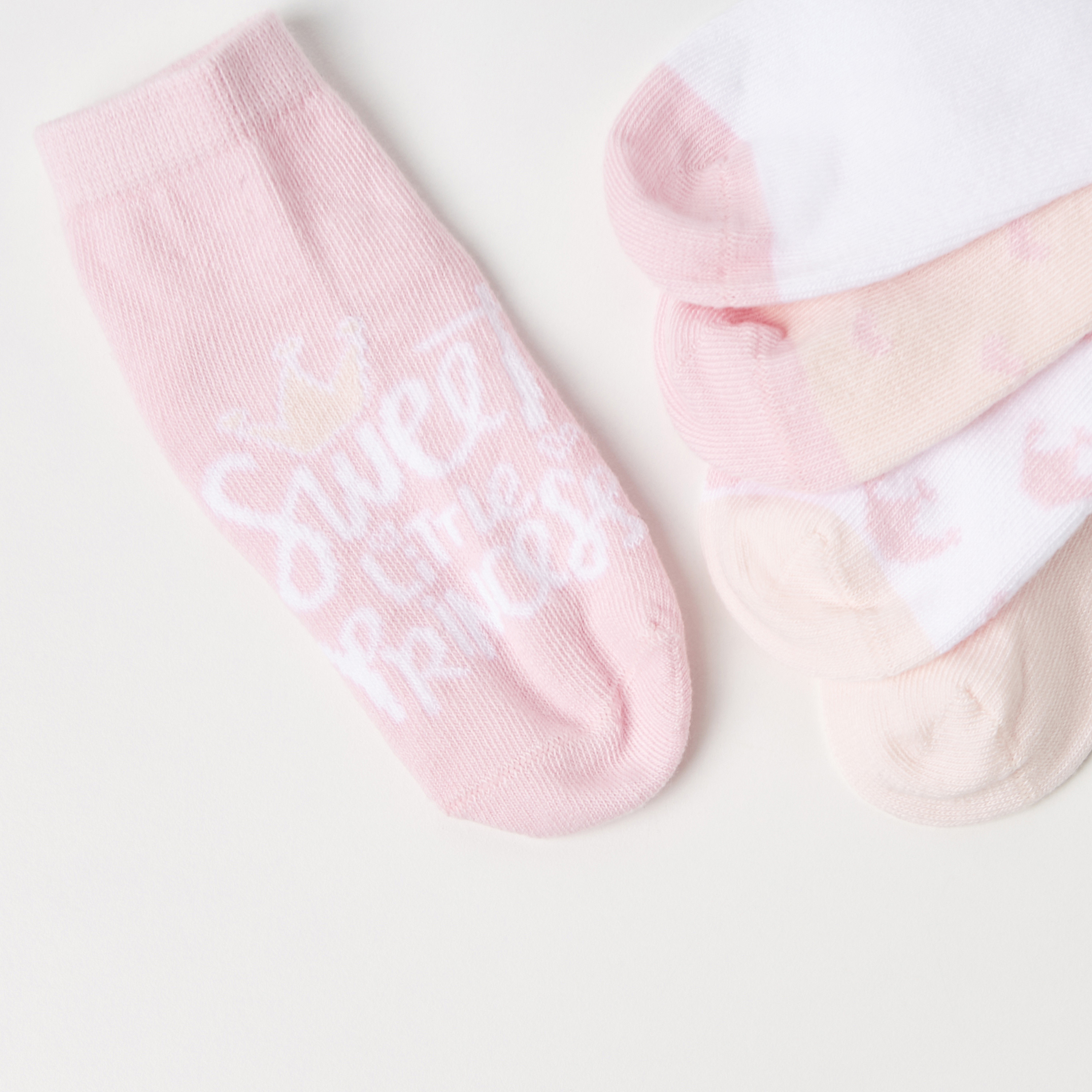 Juniors Printed Socks - Set of 5-baby-girls-accessories-socks-image-4