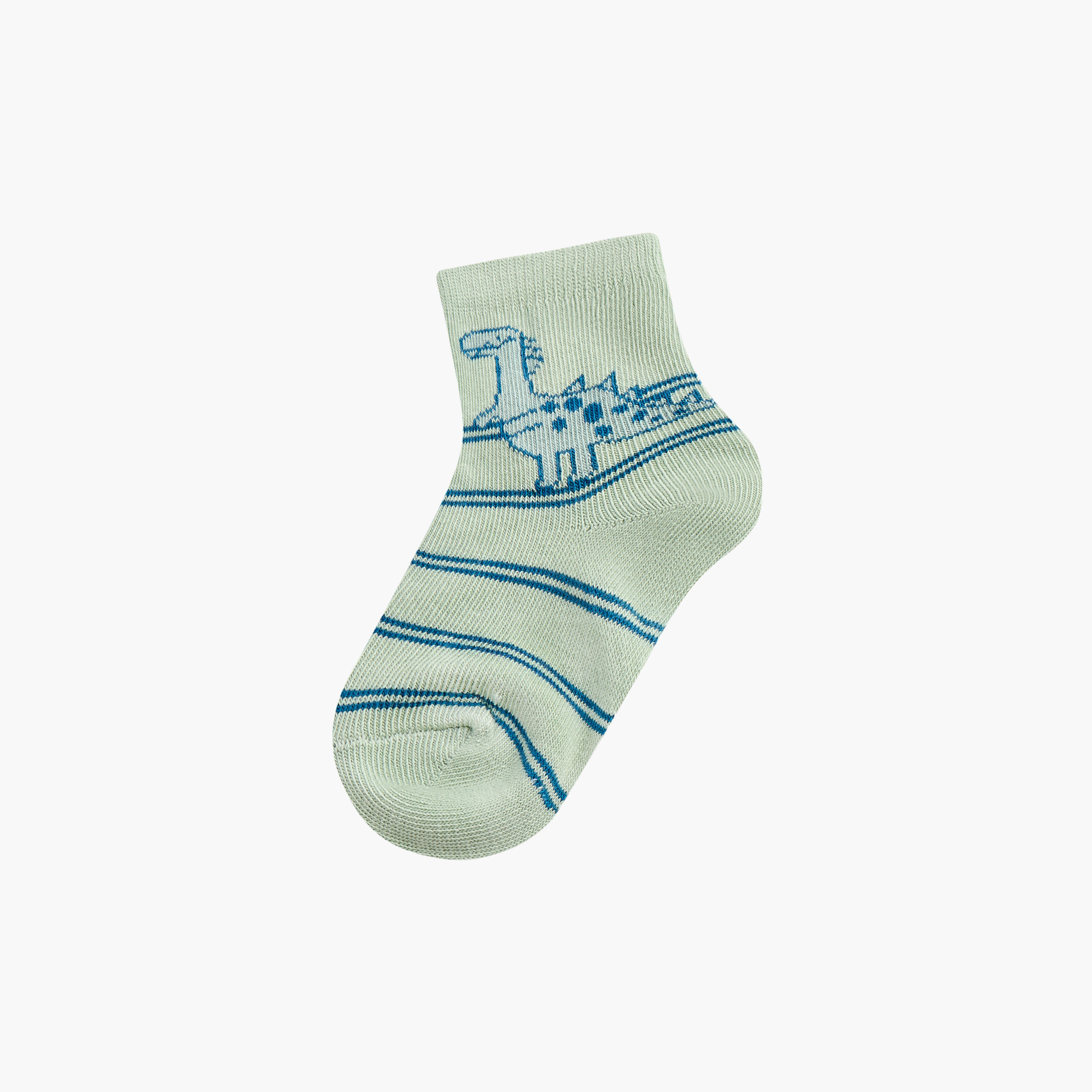 Juniors Dinosaur Print Socks - Set of 5-baby-boys-accessories-socks-image-2