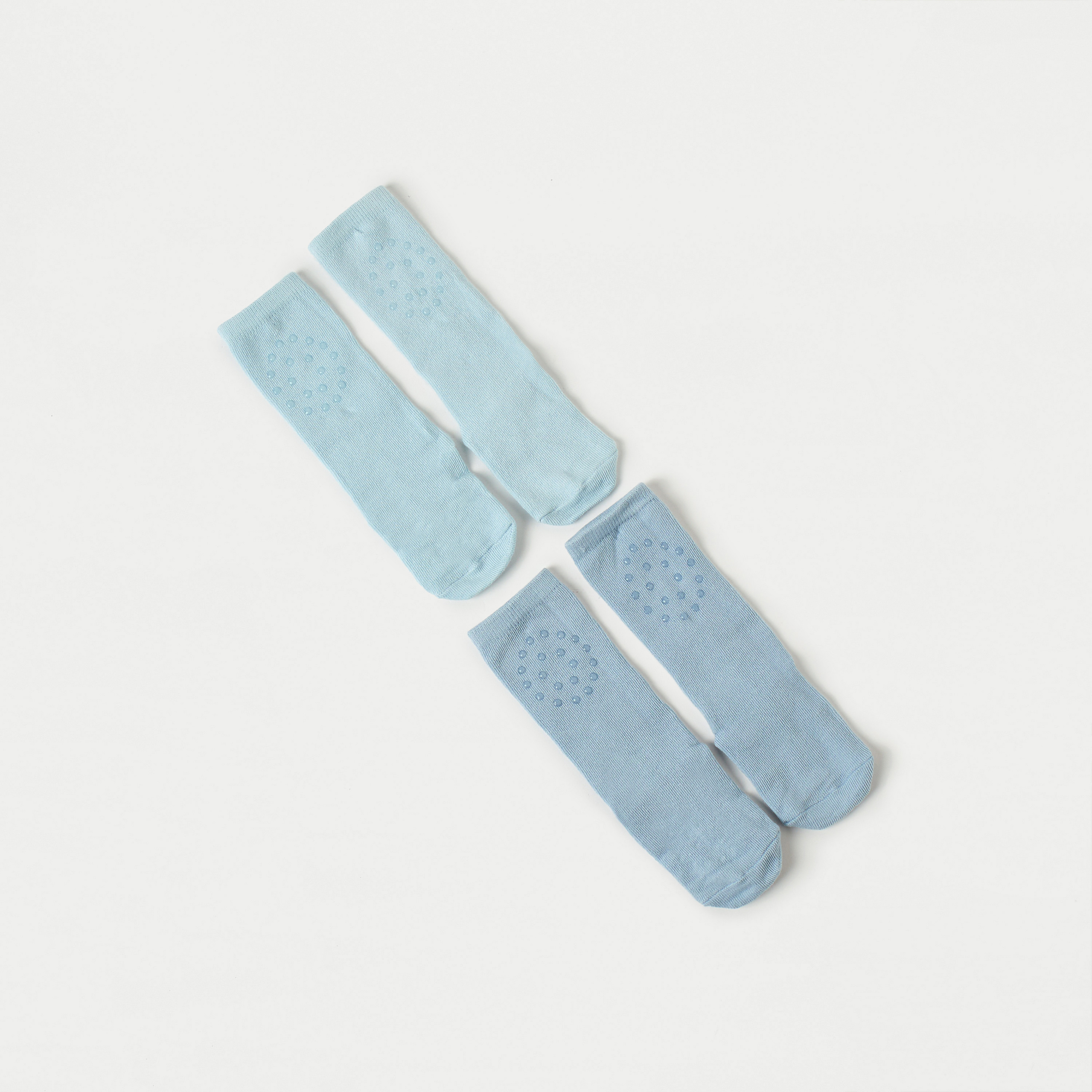 جوارب مبطنة بارزة الملمس بطول الركبة من جيجلز - طقم من زوجين-baby-boys-accessories-socks-image-1