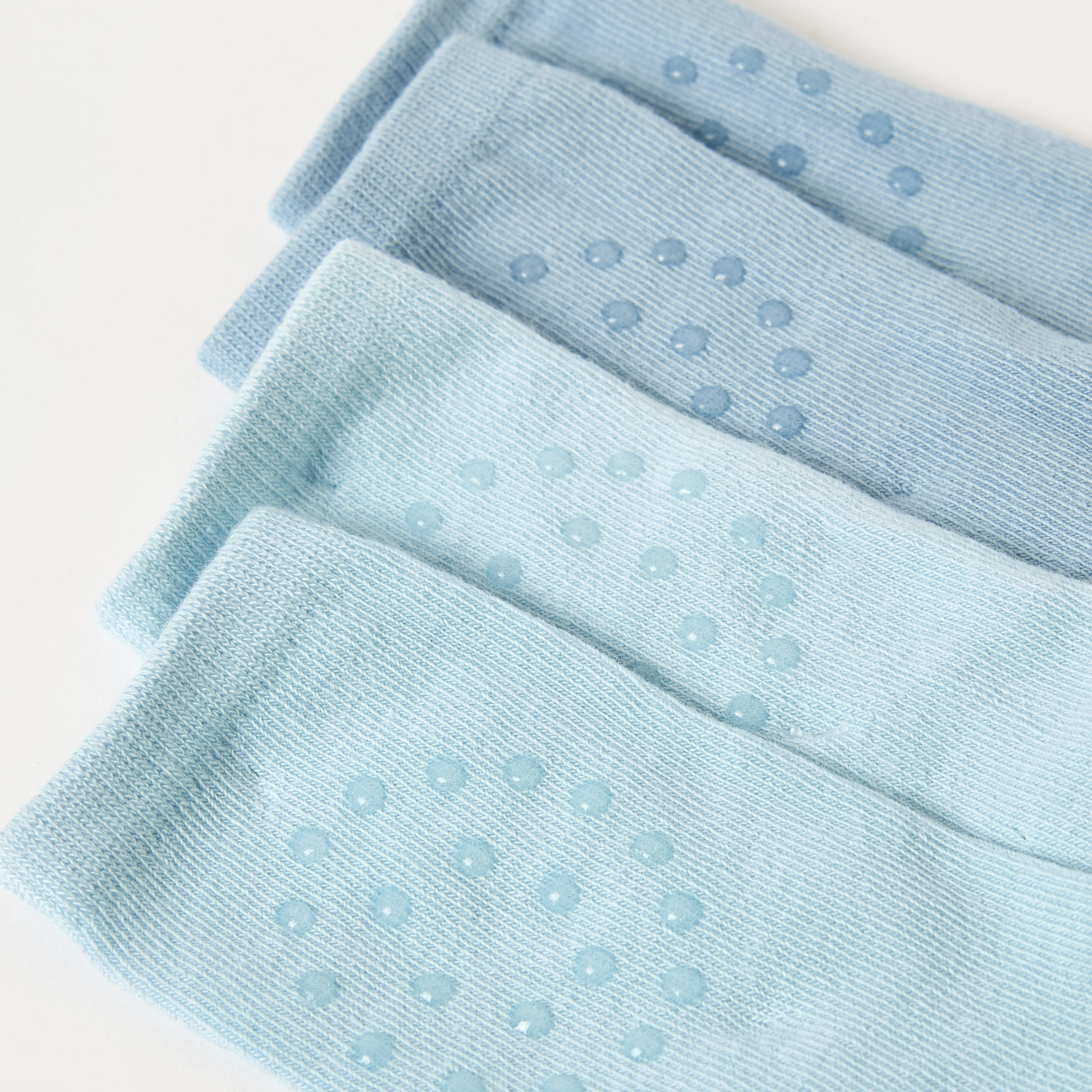 جوارب مبطنة بارزة الملمس بطول الركبة من جيجلز - طقم من زوجين-baby-boys-accessories-socks-image-3