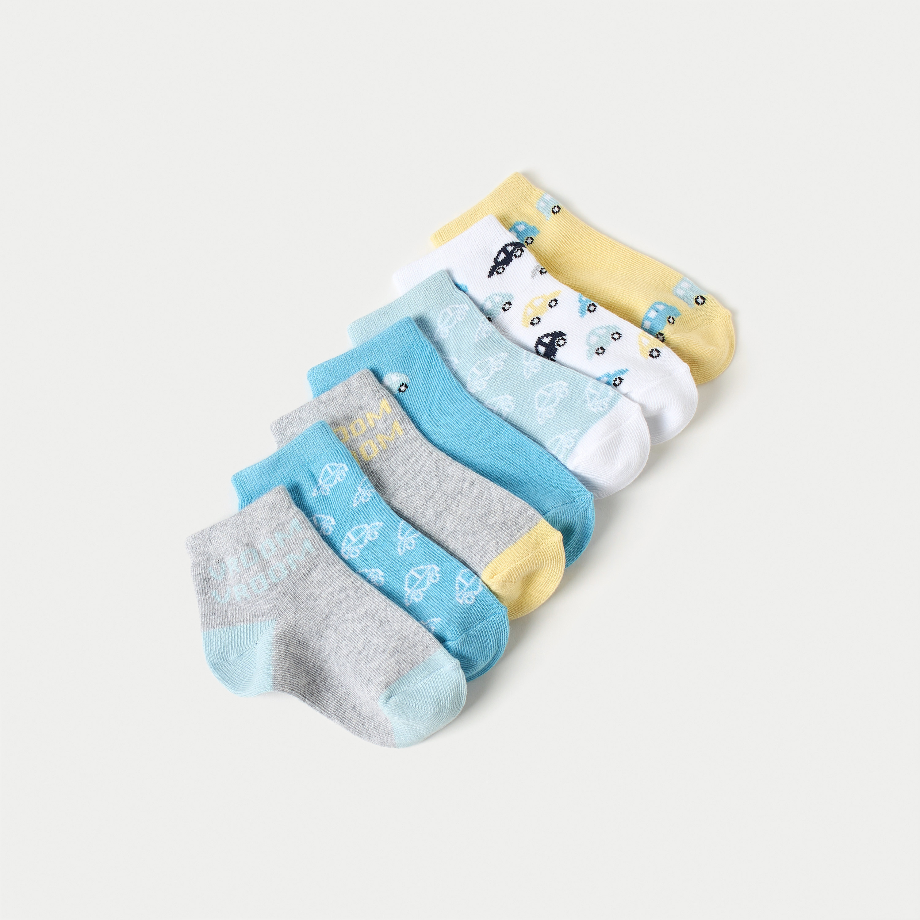 Juniors Printed Socks - Set of 7-baby-boys-accessories-socks-image-2