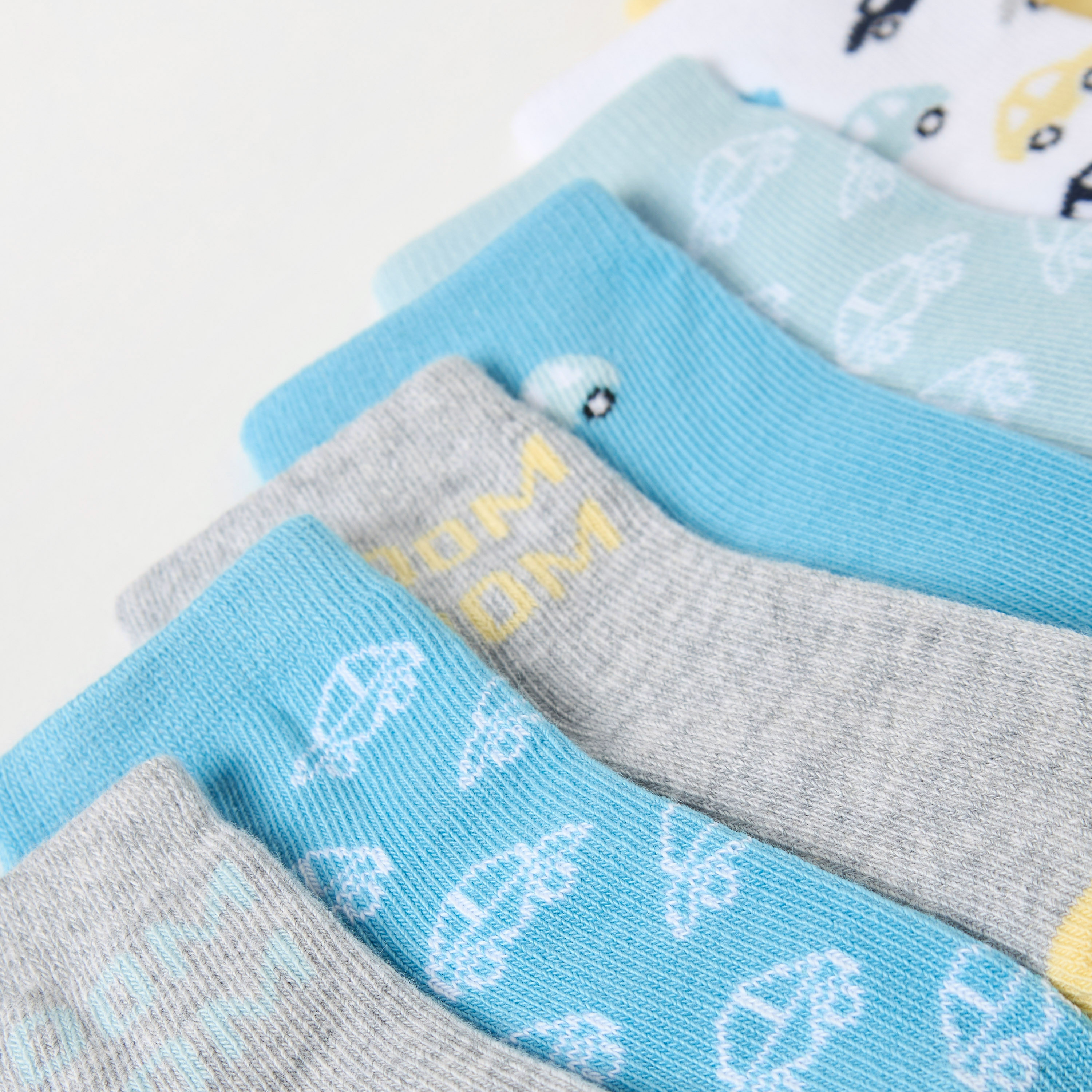 Juniors Printed Socks - Set of 7-baby-boys-accessories-socks-image-3