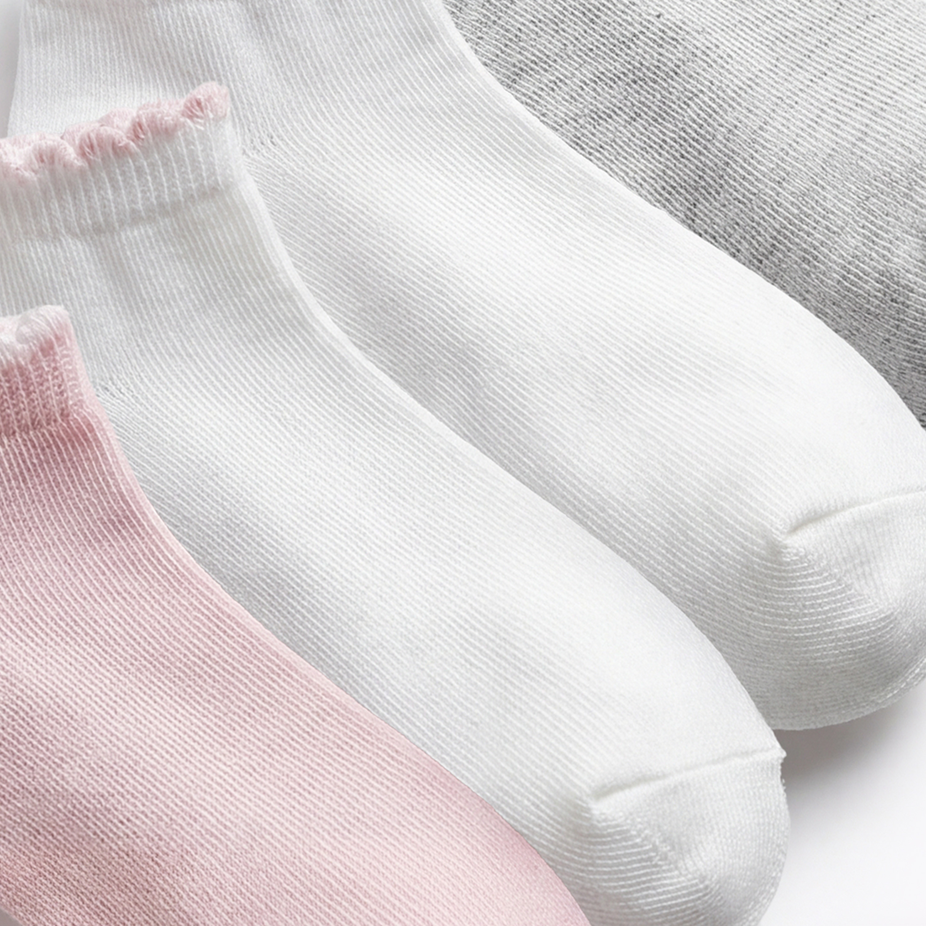 Juniors Solid Ankle Length Socks - Set of 4-promo_babyshop_Buy2for29_UAE130126-image-4