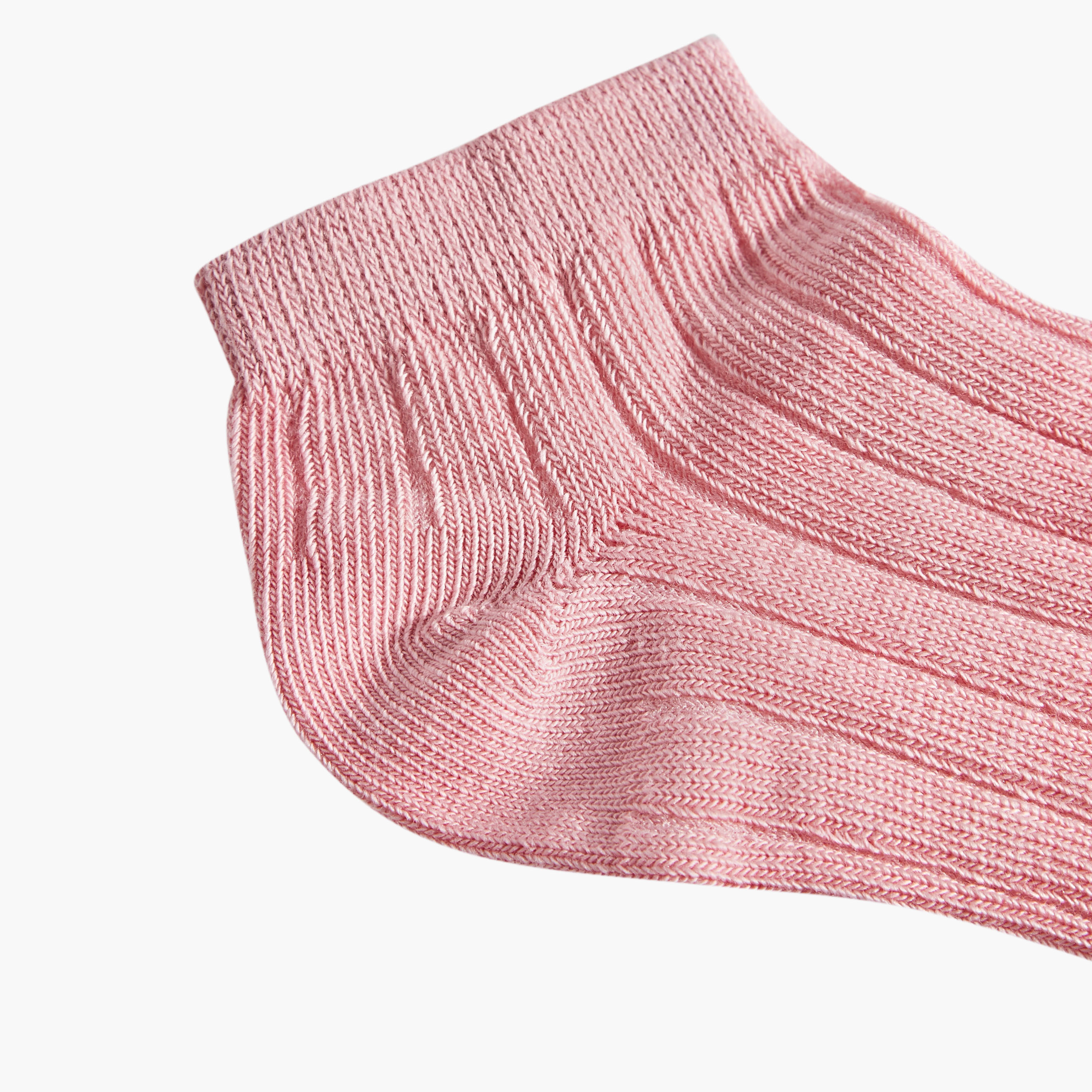 Juniors Textured Ankle Length Socks - Set of 4-baby-girls-accessories-socks-image-5