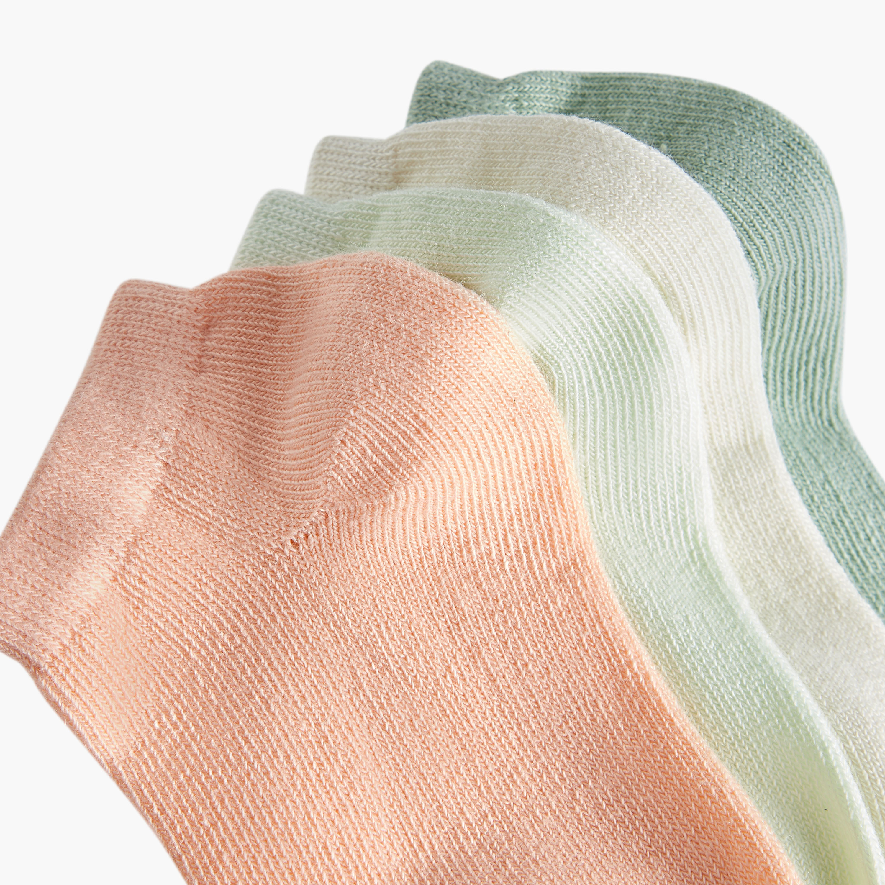 Juniors Solid Ankle Length Socks - Set of 4-baby-girls-accessories-socks-image-4