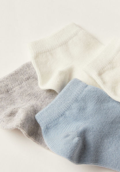 Juniors Solid Ankle Length Socks - Set of 4-Socks-image-2