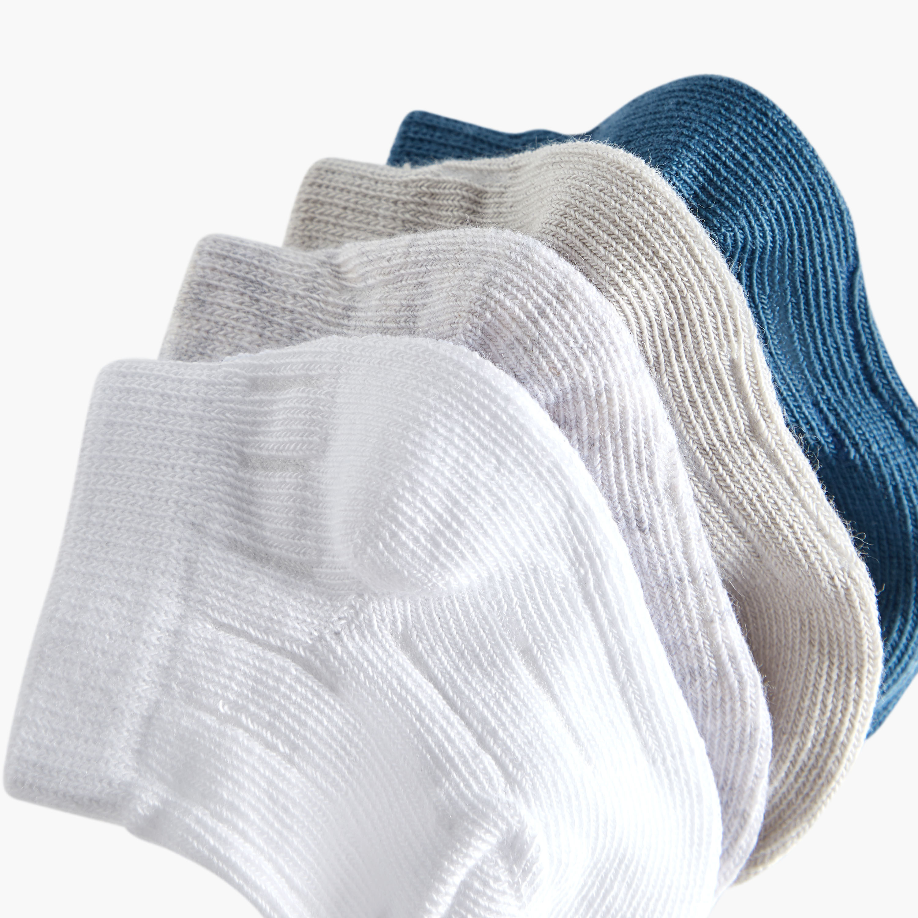 Juniors Textured Ankle Length Socks - Set of 4-promo_babyshop_Buy2for29_UAE130126-image-4
