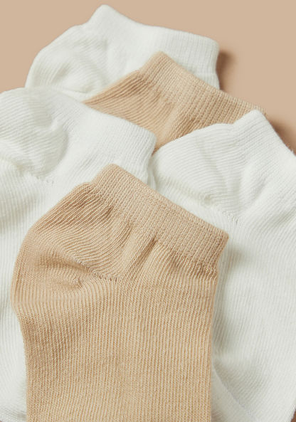 Juniors Solid Ankle Length Socks - Set of 5-Socks-image-2