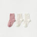 Juniors Textured Crew Length Socks - Set of 3-Socks-thumbnailMobile-0