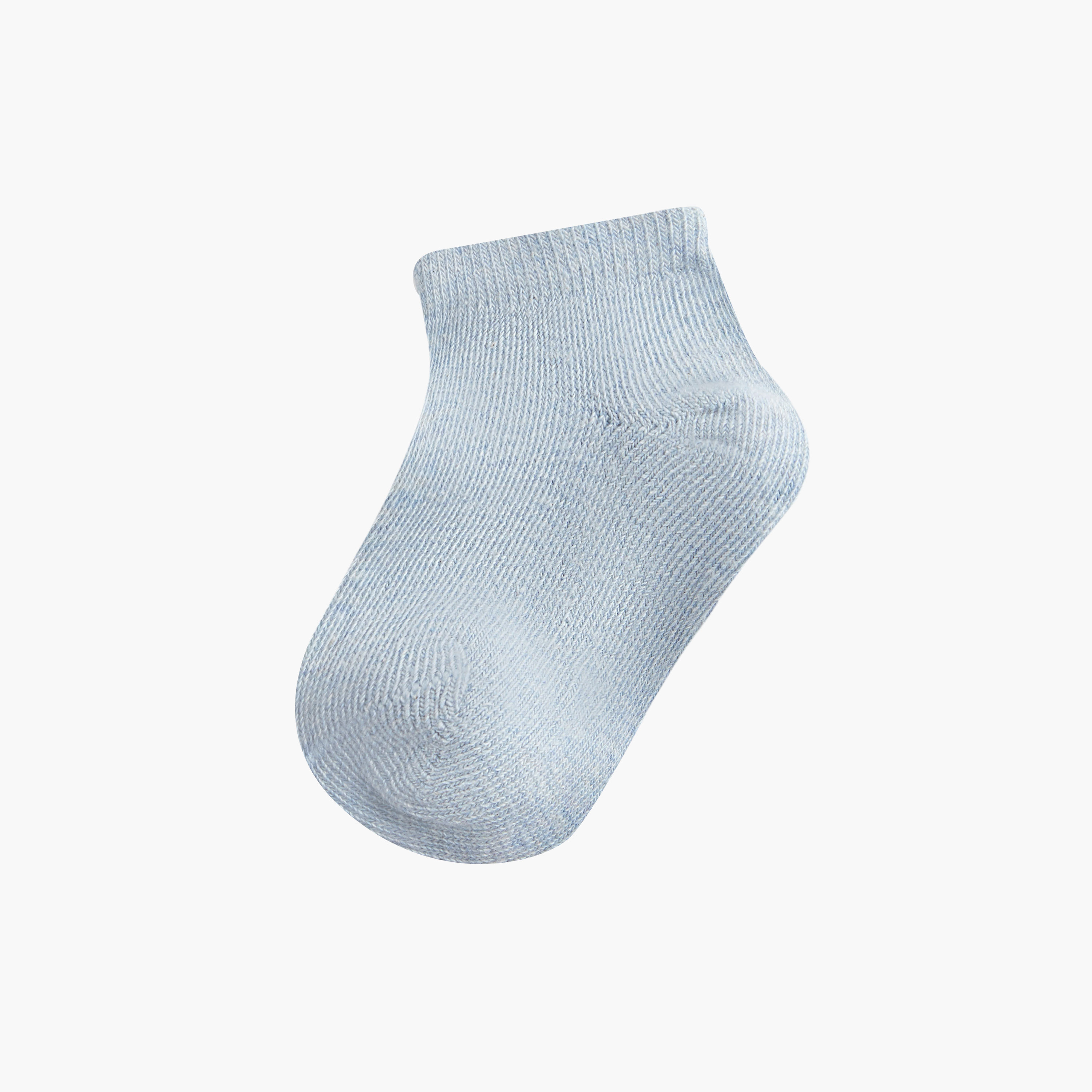 Juniors Solid Ankle Length Socks - Set of 10-baby-boys-accessories-socks-image-2