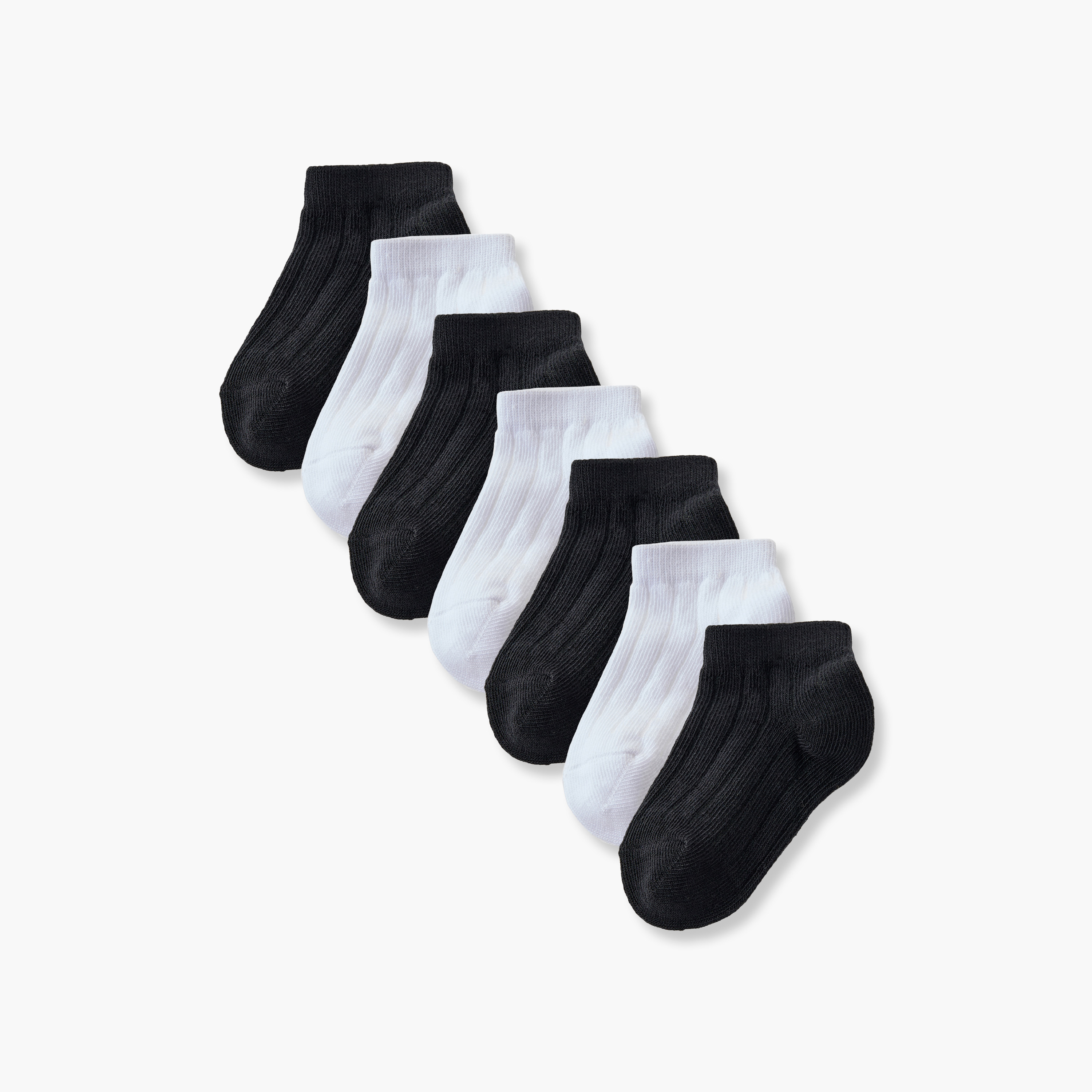 Pack of 7 Juniors Baby Boys Socks Ankle Length-baby-boys-accessories-socks-image-1