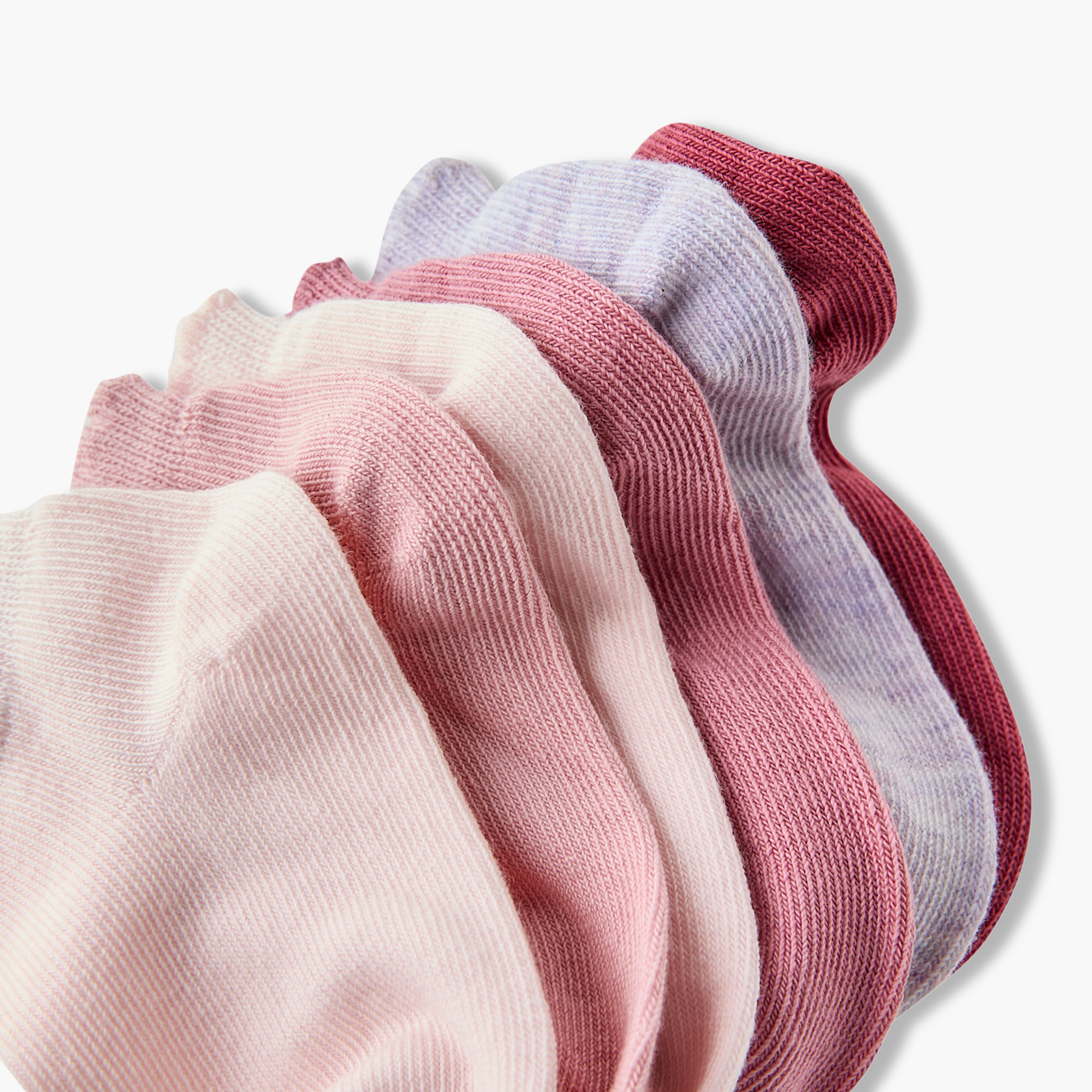 Pack of 7 Juniors Baby Girls Socks Ankle Length-baby-girls-accessories-socks-image-10