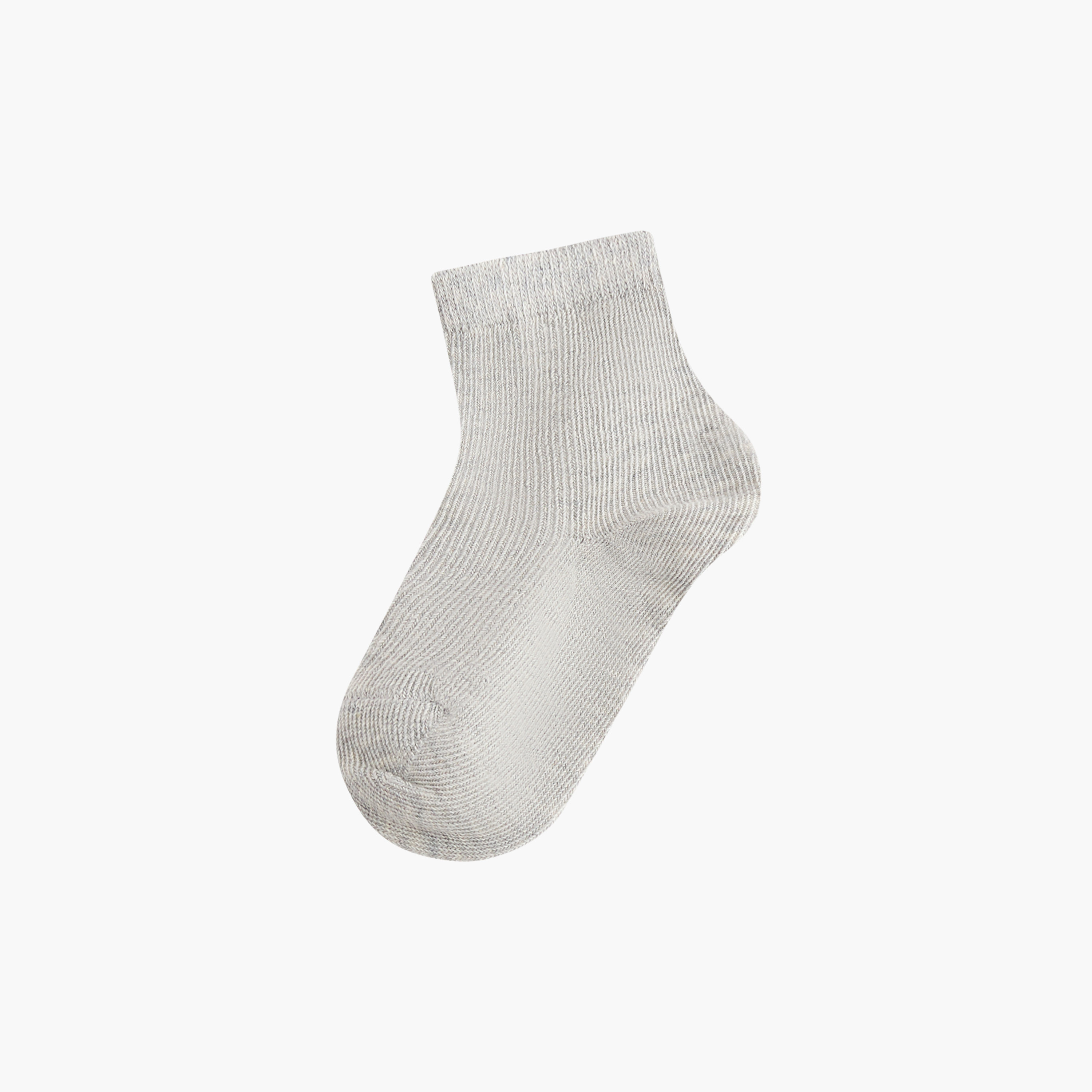 Juniors Ribbed Ankle Length Socks - Set of 5-baby-boys-accessories-socks-image-2