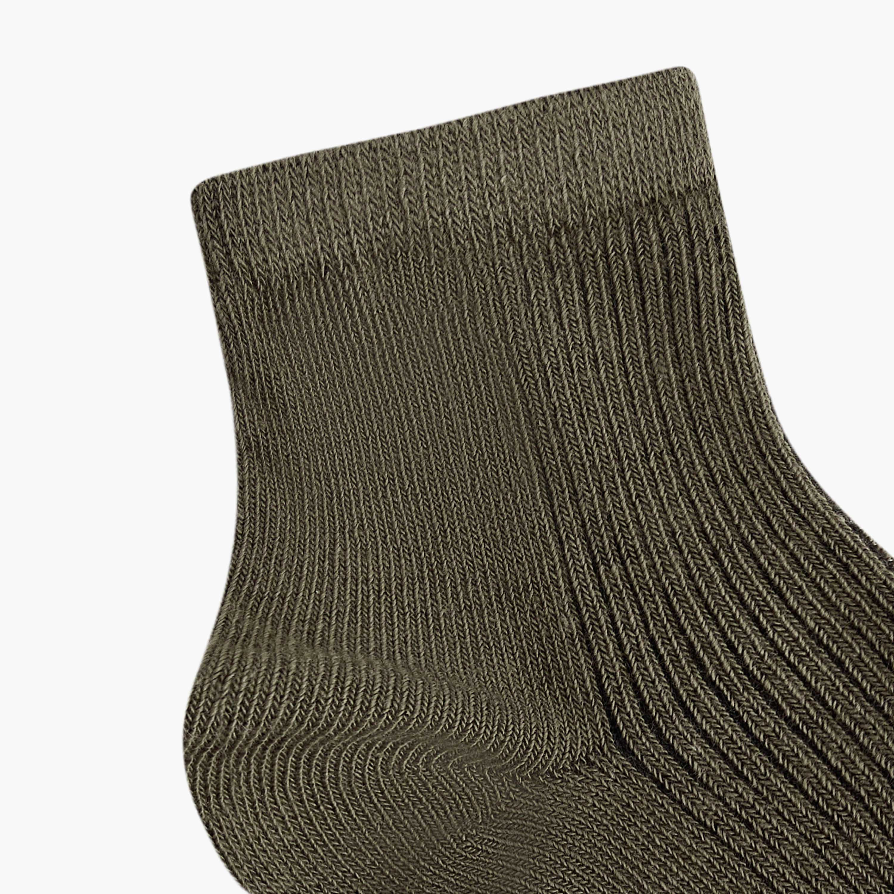 Juniors Ribbed Ankle Length Socks - Set of 5-baby-boys-accessories-socks-image-5