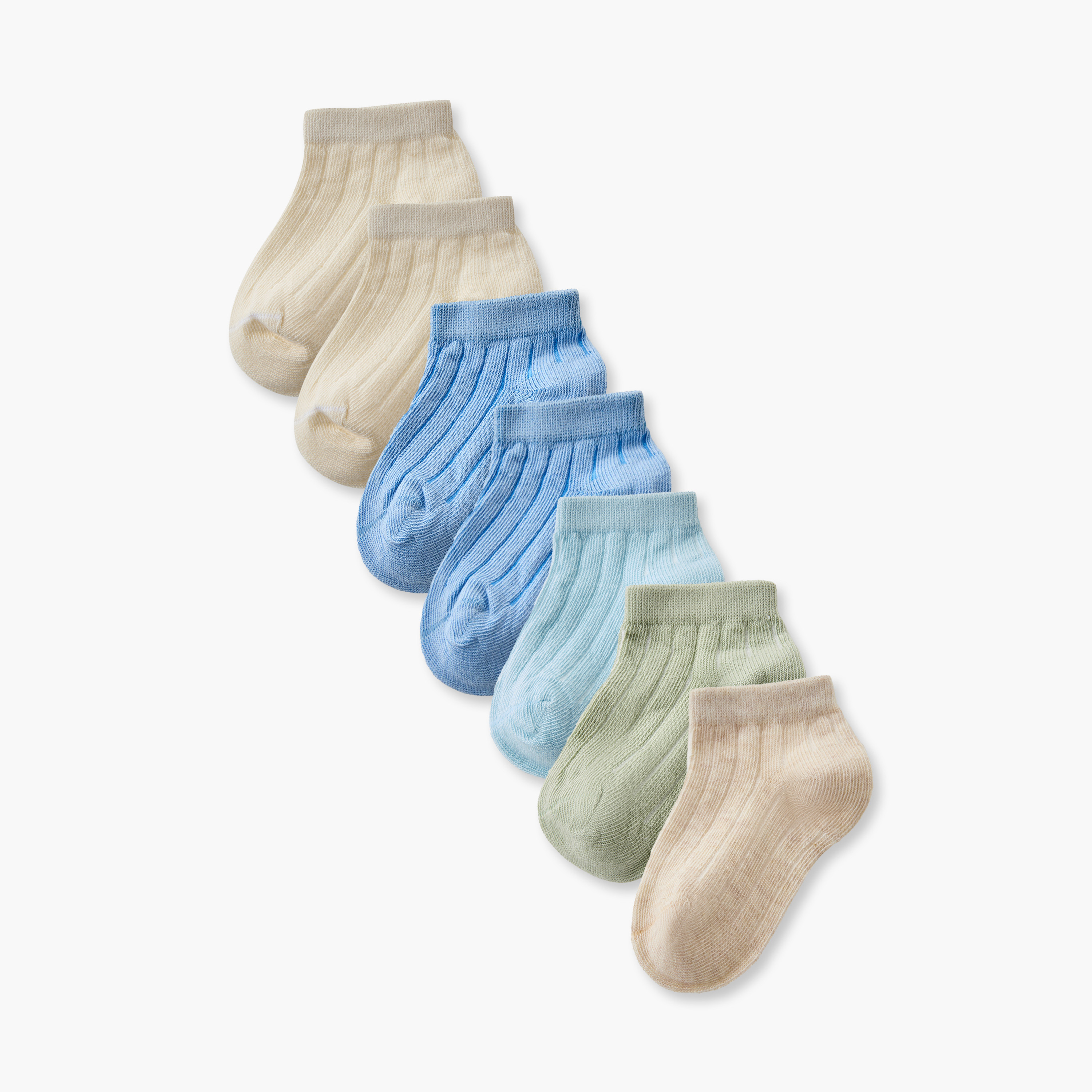 Pack of 7 Juniors Baby Boys Socks Ankle Length-baby-boys-accessories-socks-image-1