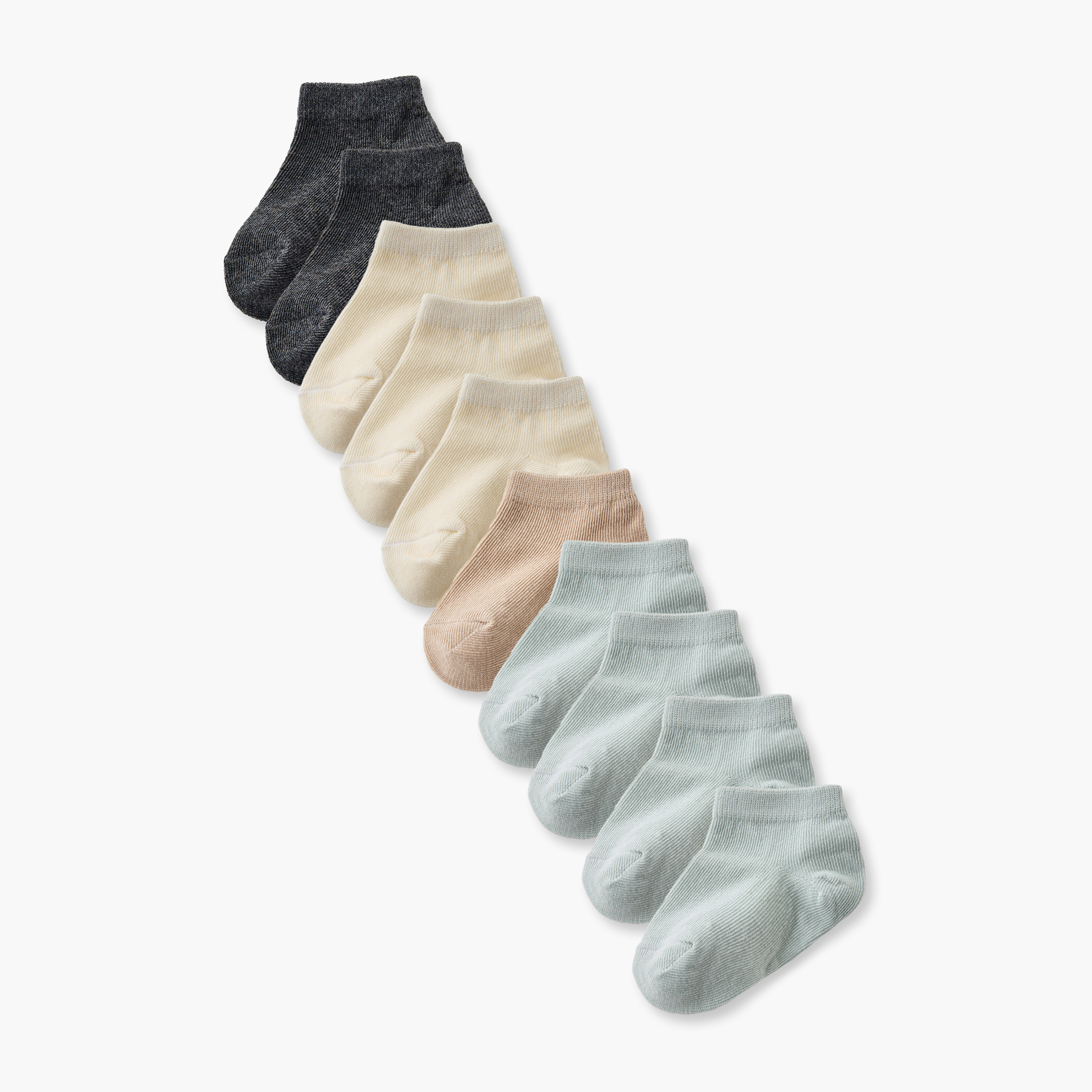 Pack of 10 Juniors Baby Boys Socks Ankle Length-baby-boys-accessories-socks-image-1