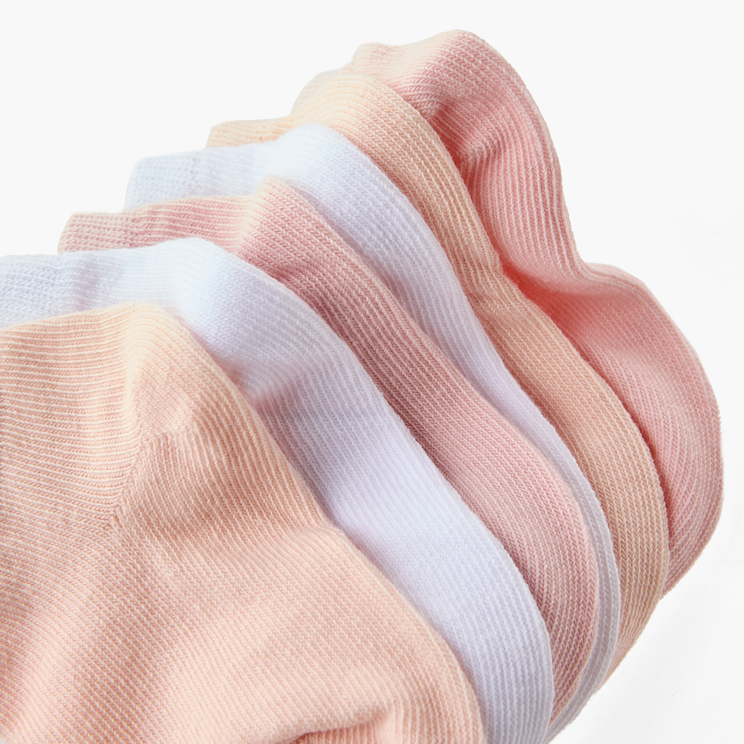 طقم جوارب للبنات بطول الكاحل من جونيورز - 10 أزواج-baby-girls-accessories-socks-image-14