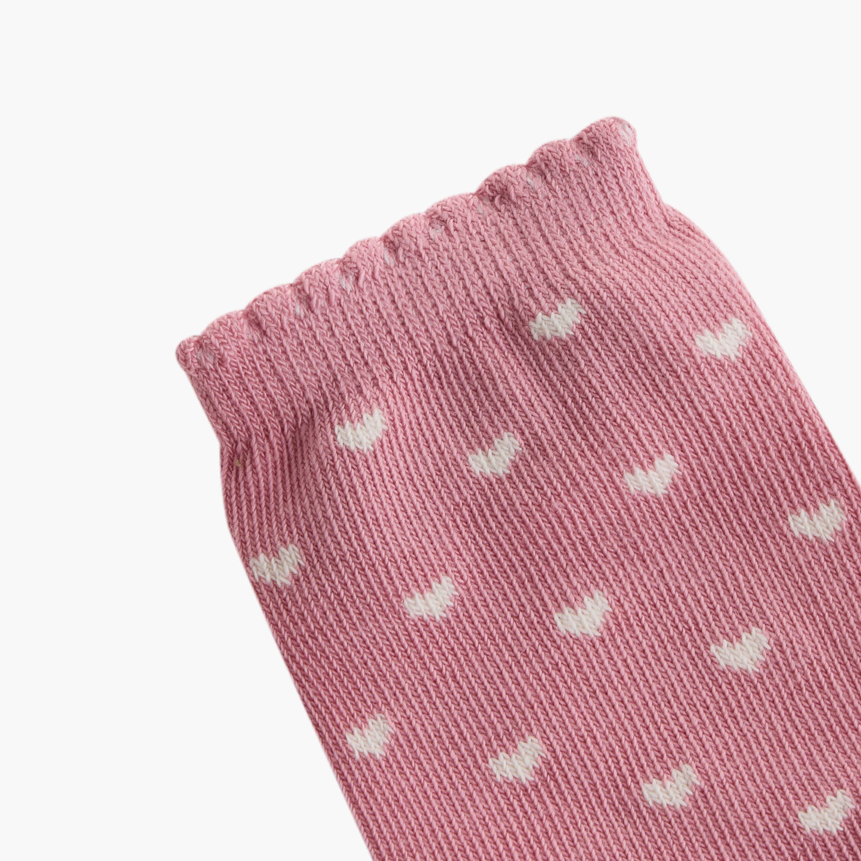Juniors Baby Girls Socks with Heart Print - Set of 10-baby-girls-accessories-socks-image-3