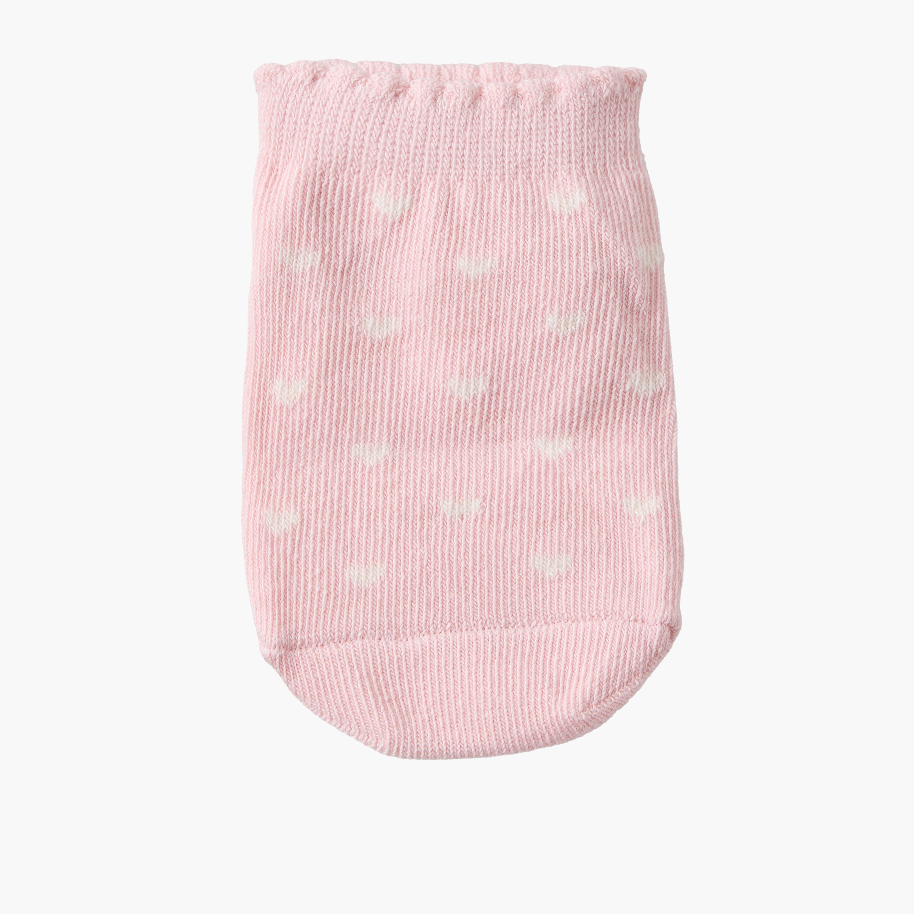 طقم جوارب 7 أزواج بطبعات قلوب للبنات من جونيورز-baby-girls-accessories-socks-image-2