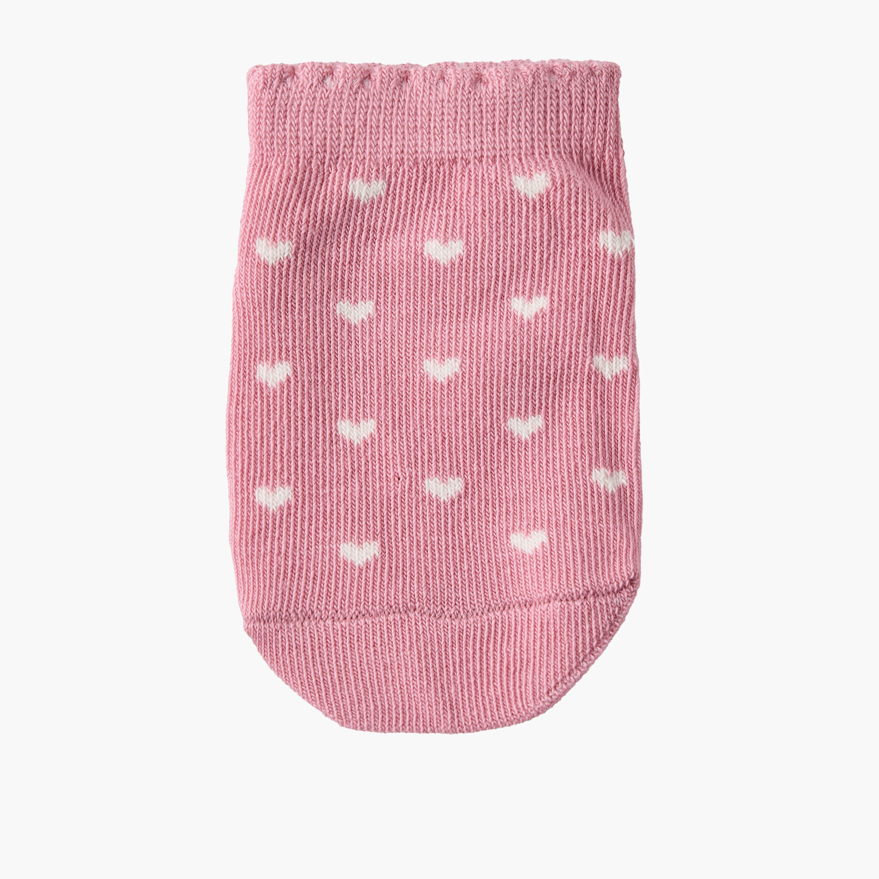 طقم جوارب 7 أزواج بطبعات قلوب للبنات من جونيورز-baby-girls-accessories-socks-image-6