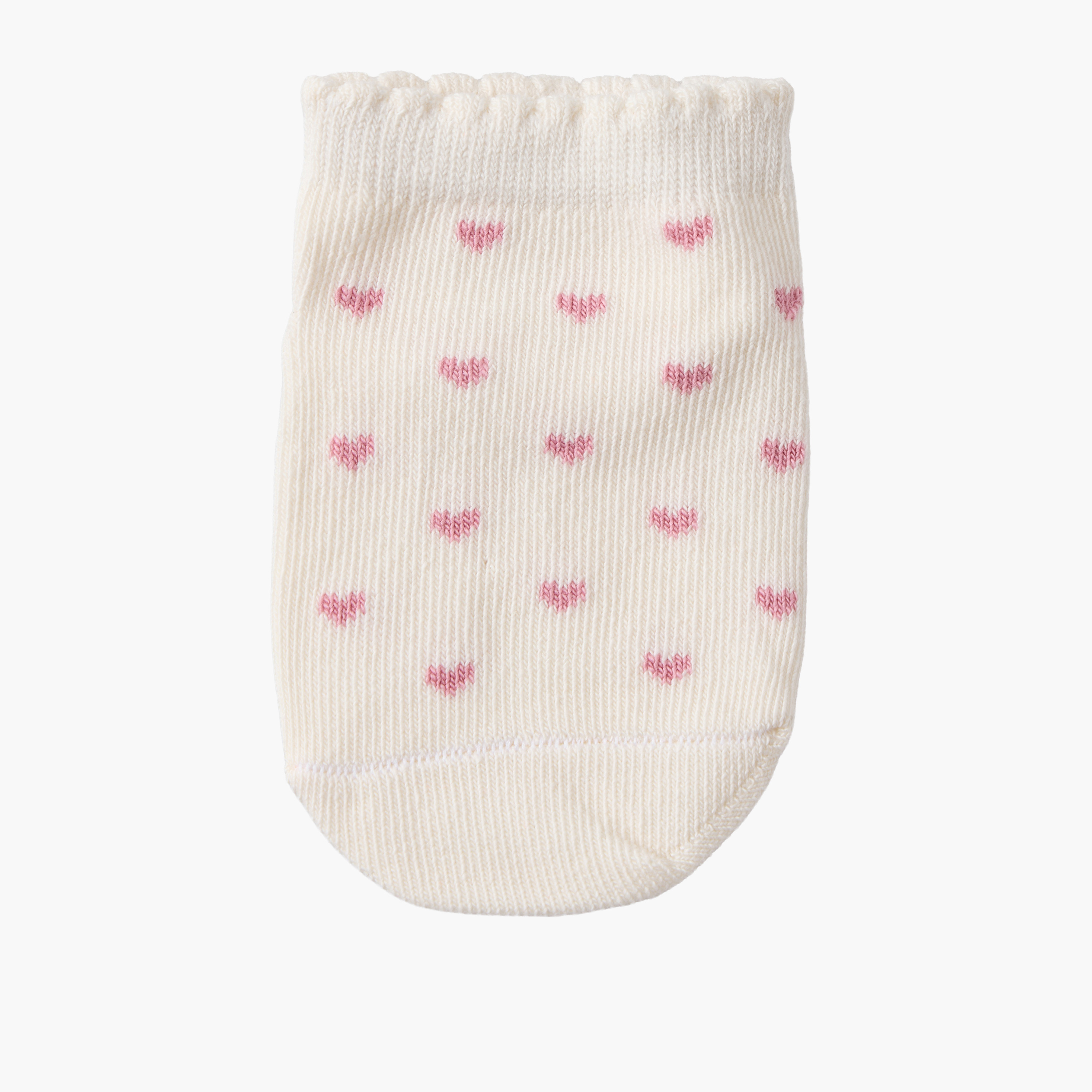 طقم جوارب 7 أزواج بطبعات قلوب للبنات من جونيورز-baby-girls-accessories-socks-image-8