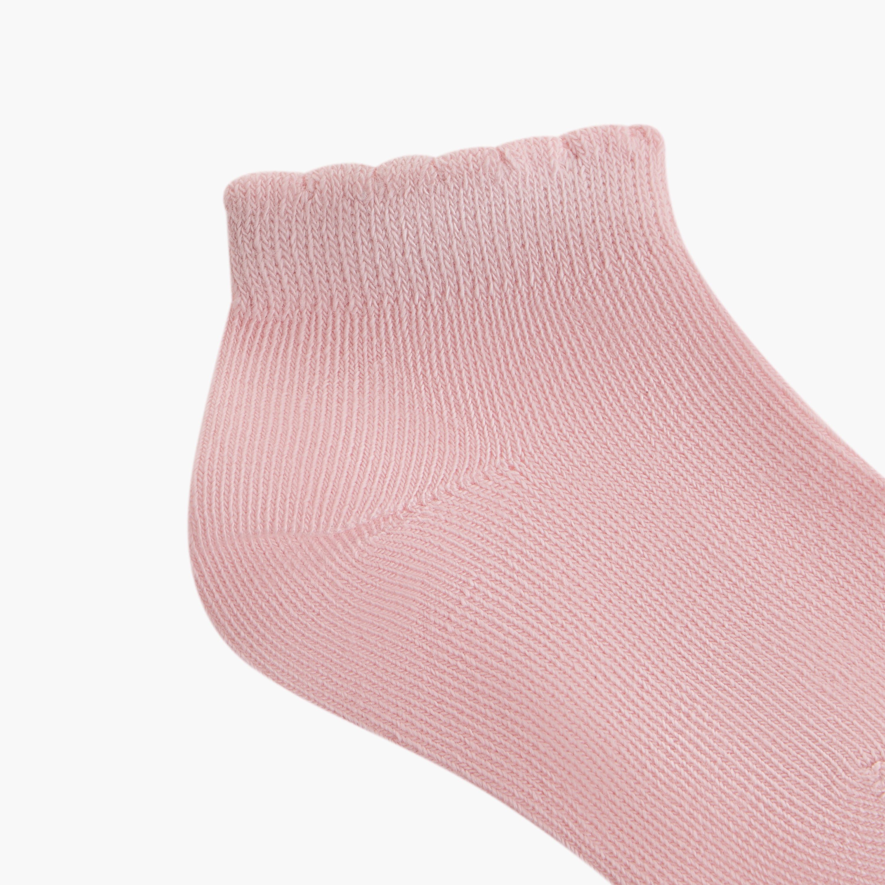 Juniors Baby Girls Socks with Scallop Hem - Set of 5-baby-girls-accessories-socks-image-3