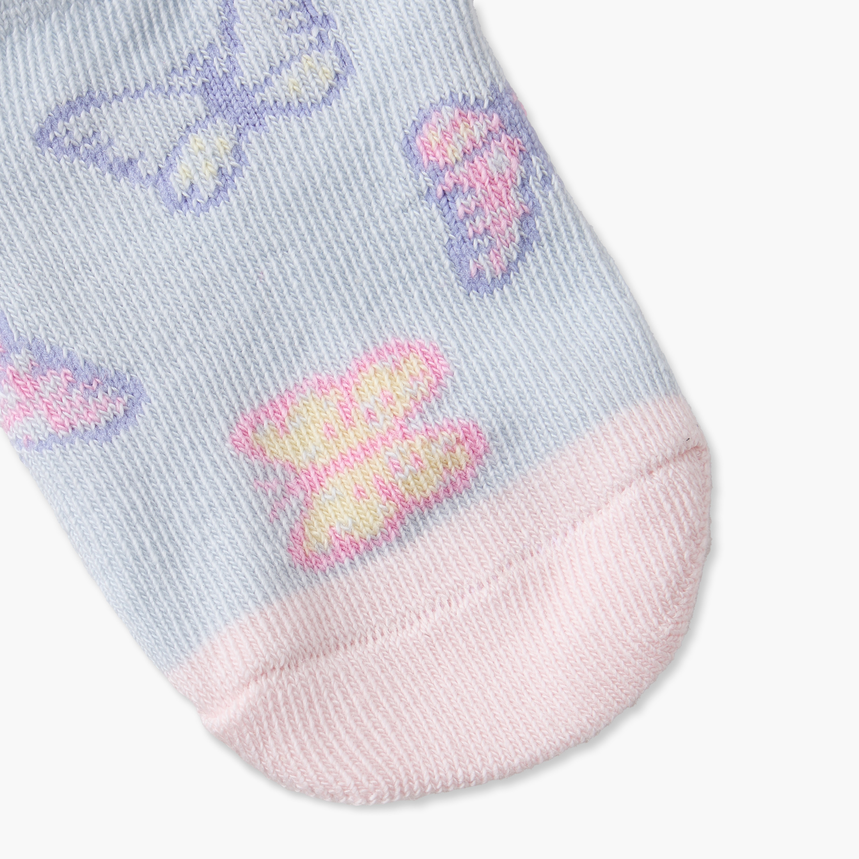 عبوة جوارب رضع 10 أزواج بطبعات فراشة للبنات من جونيورز-baby-girls-accessories-socks-image-14