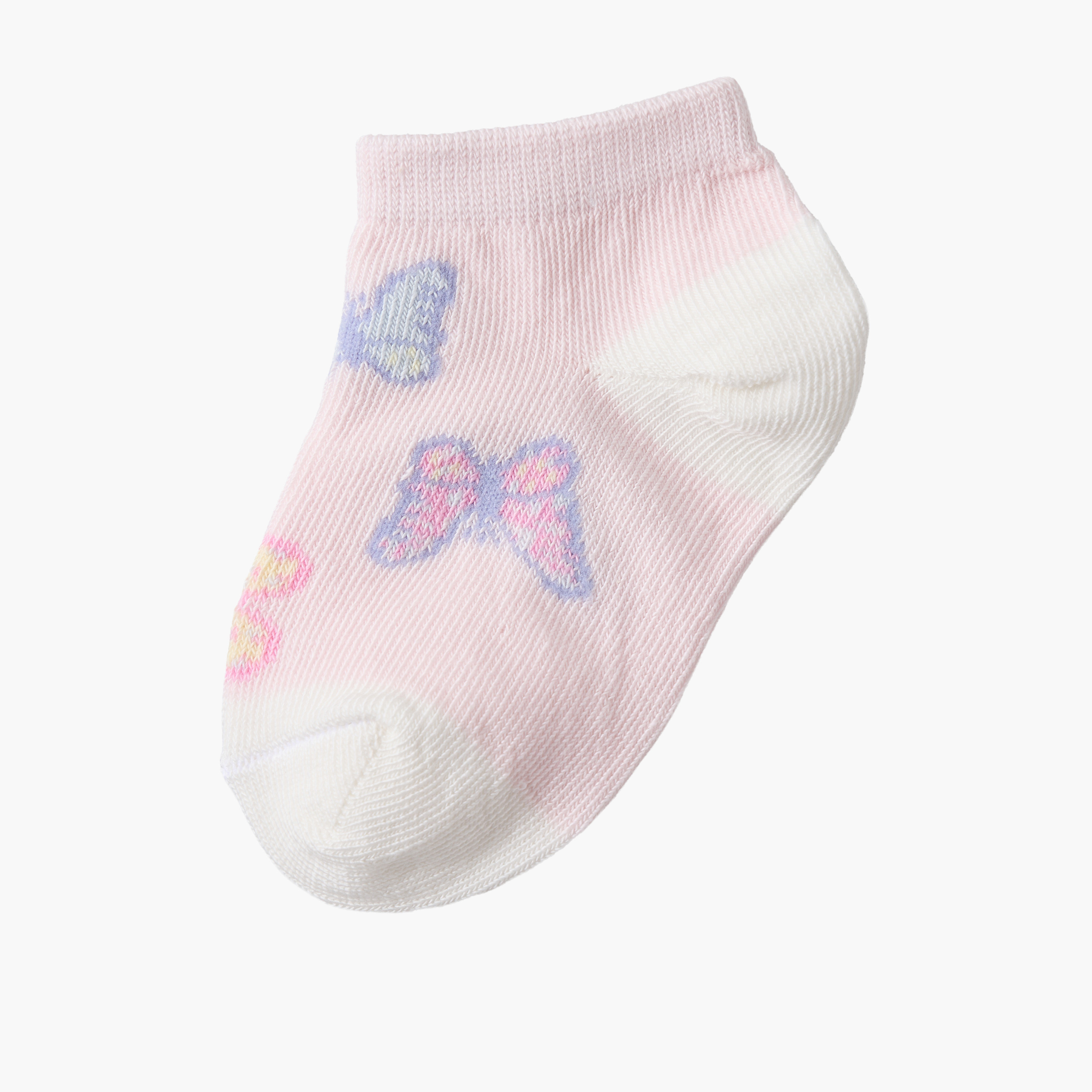 عبوة جوارب رضع 10 أزواج بطبعات فراشة للبنات من جونيورز-baby-girls-accessories-socks-image-9