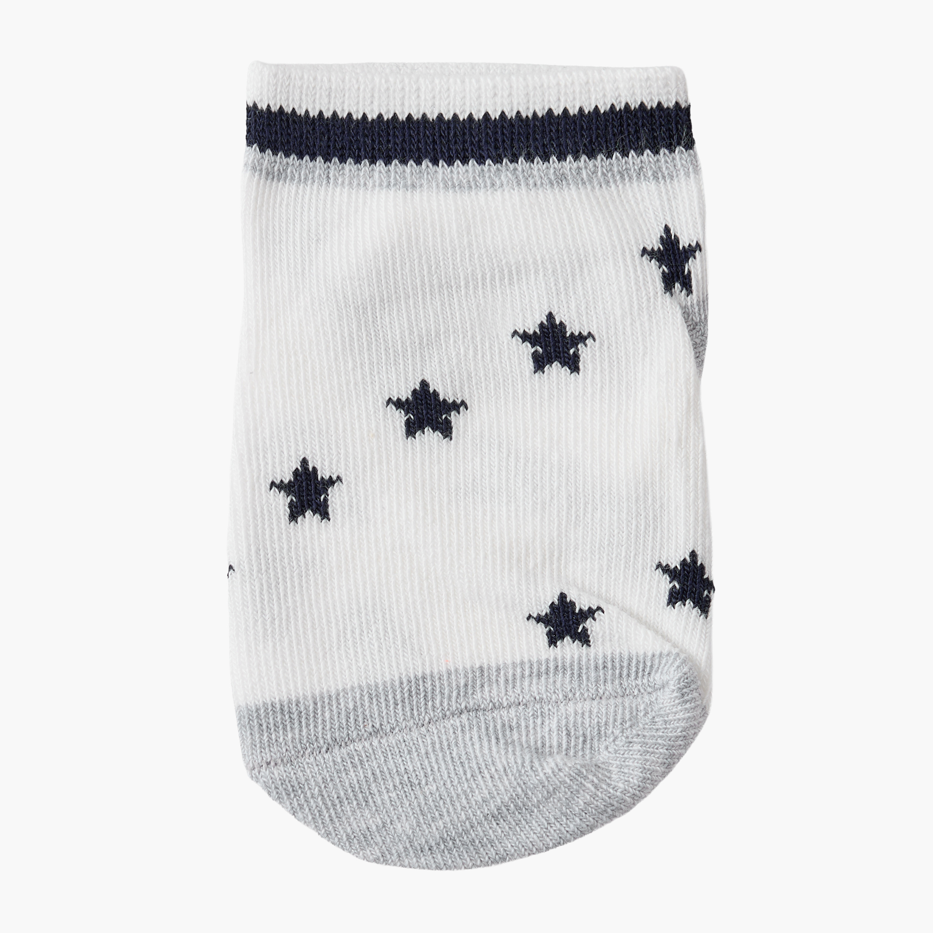 طقم جوارب رضع 5 أزواج بطبعات فضاء للأولاد من جونيورز-baby-boys-accessories-socks-image-5