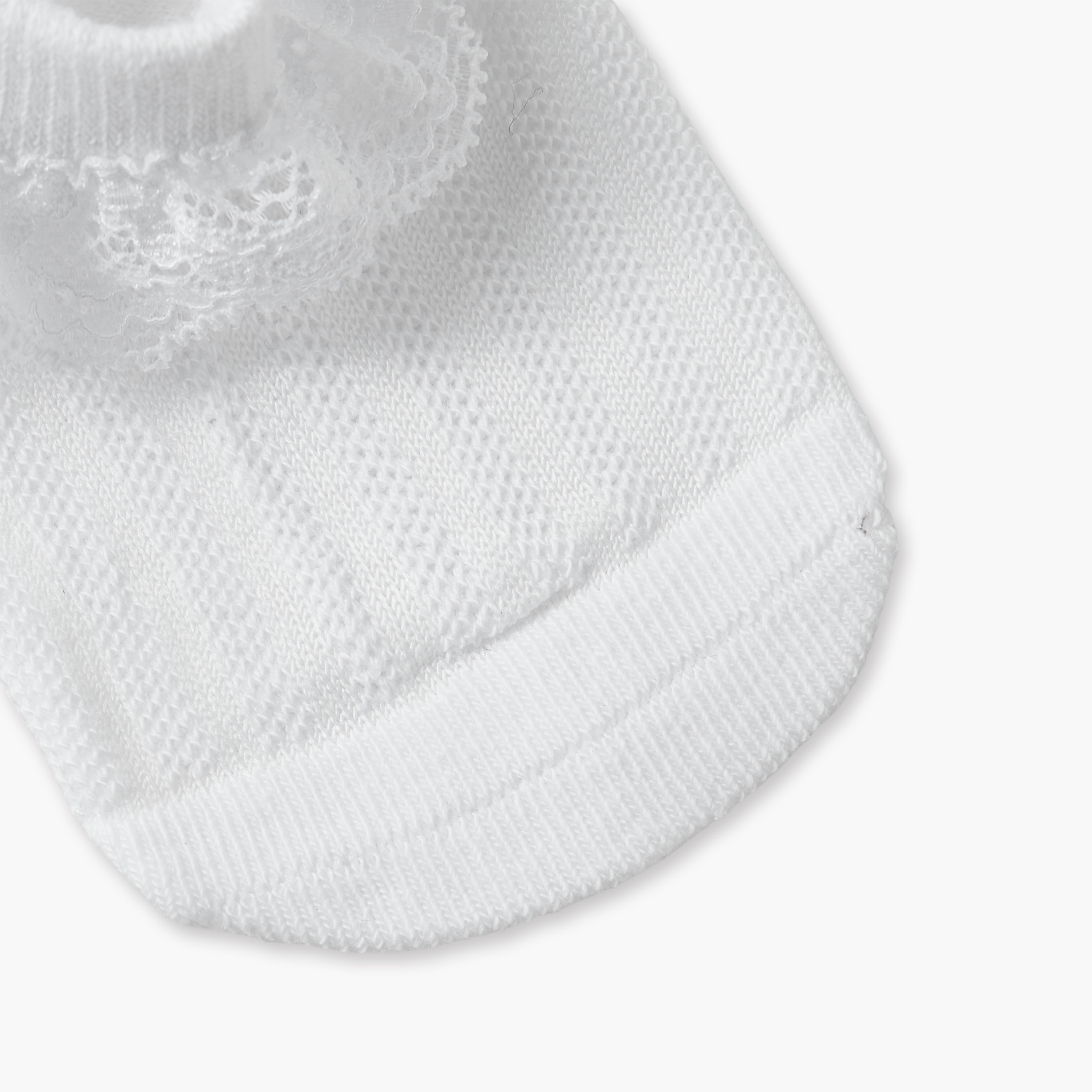 طقم جوارب رضع بكشكش دانتيل 7 أزواج للبنات من جونيورز-baby-girls-accessories-socks-image-14