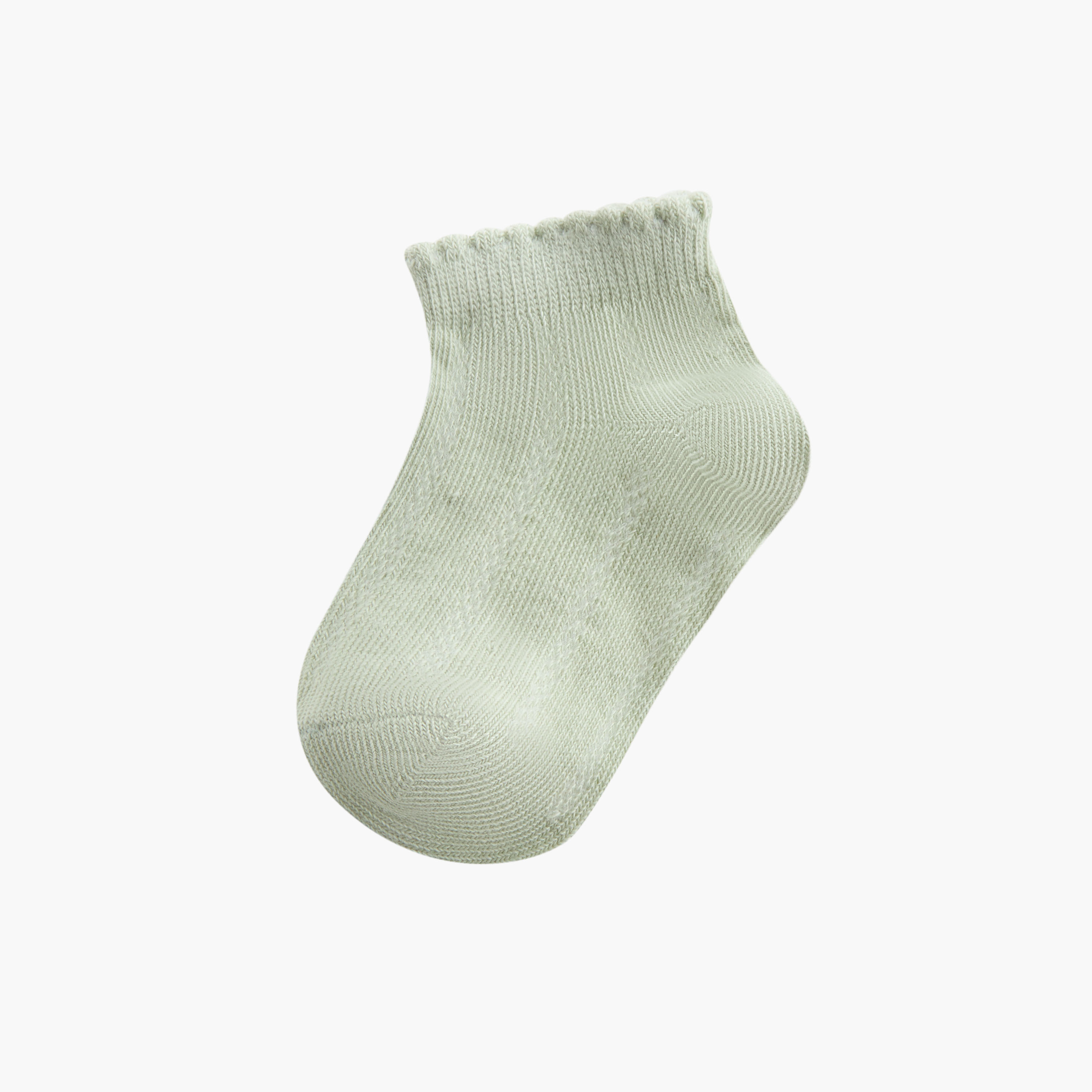 Juniors Textured Socks with Scalloped Hem - Set of 2-baby-girls-accessories-socks-image-2