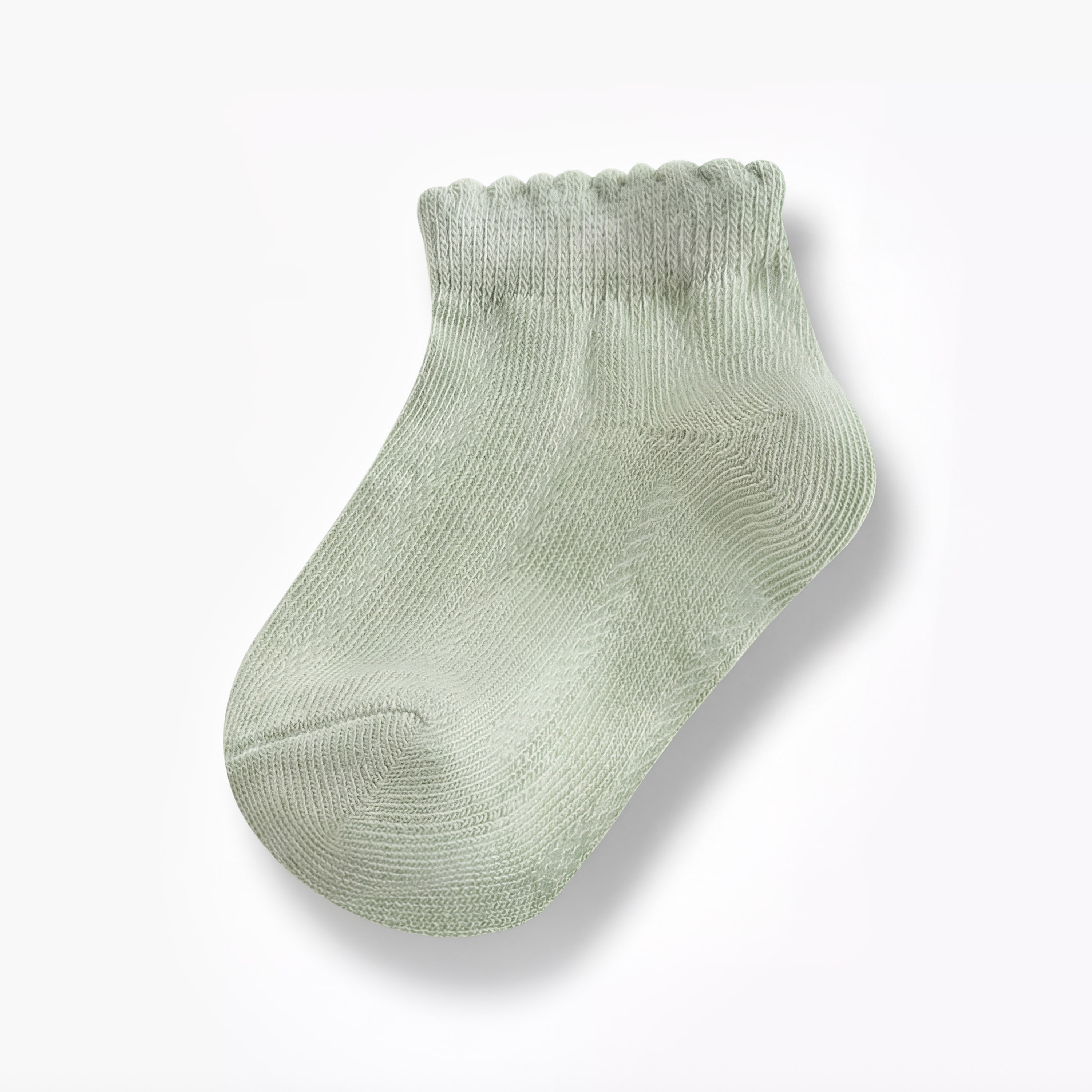 Juniors Textured Socks with Scalloped Hem - Set of 2-baby-girls-accessories-socks-image-2