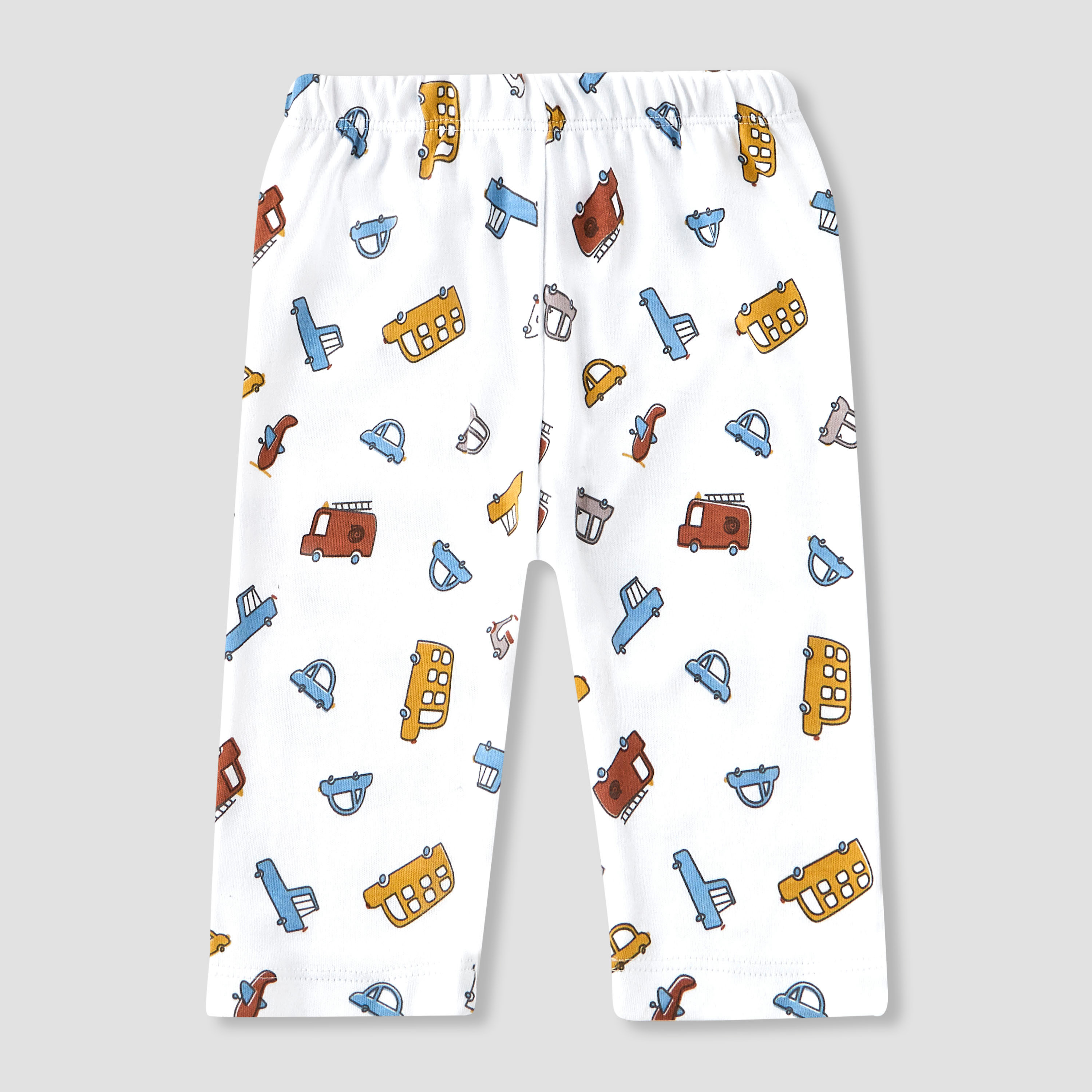 Juniors 9-Piece Boys Gift Set - Cotton - Sleeveless T-shirt, Pyjamas, Bib, Booties - Printed-baby-boys-clothing-setsandcoords-image-4