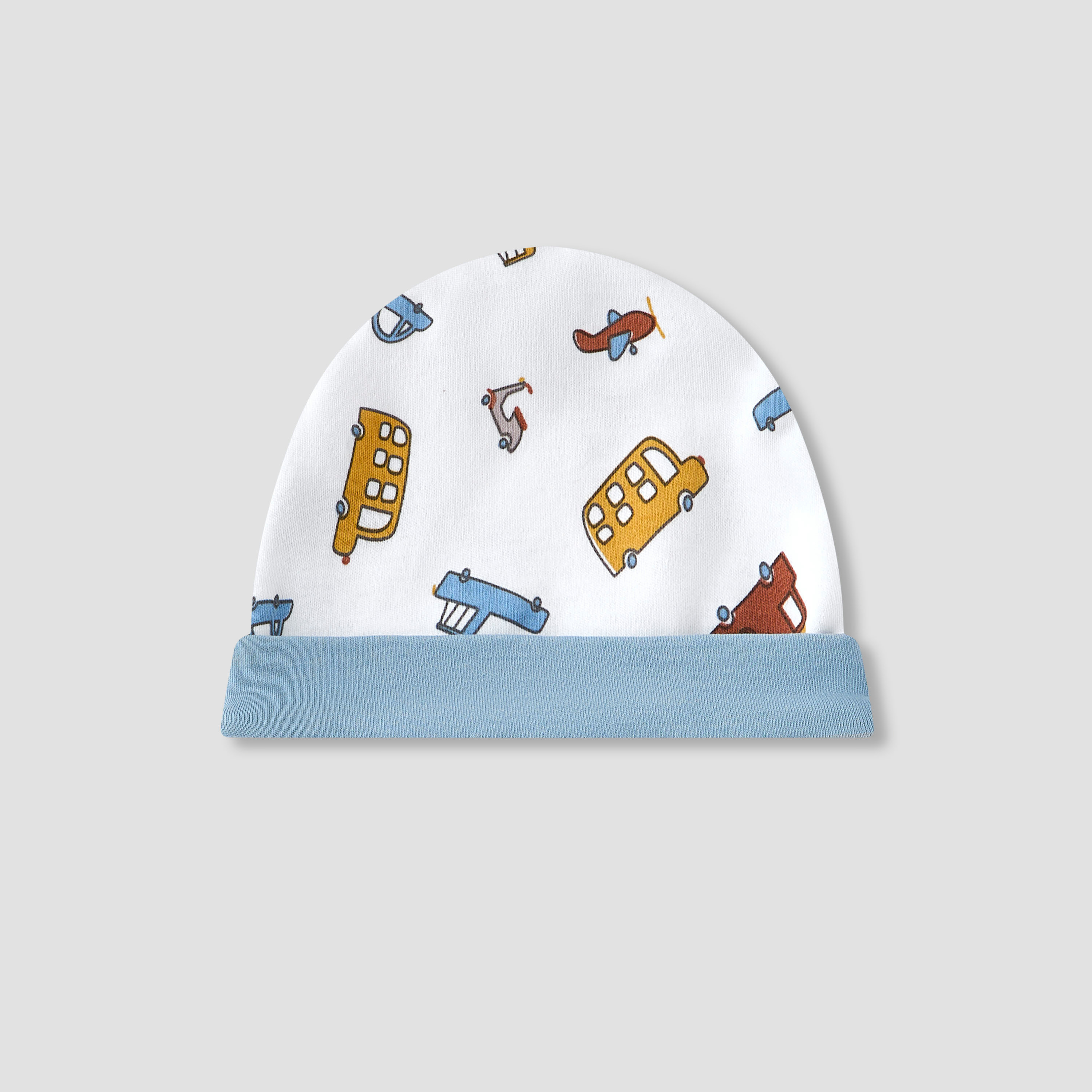 Juniors 9-Piece Boys Gift Set - Cotton - Sleeveless T-shirt, Pyjamas, Bib, Booties - Printed-baby-boys-clothing-setsandcoords-image-6