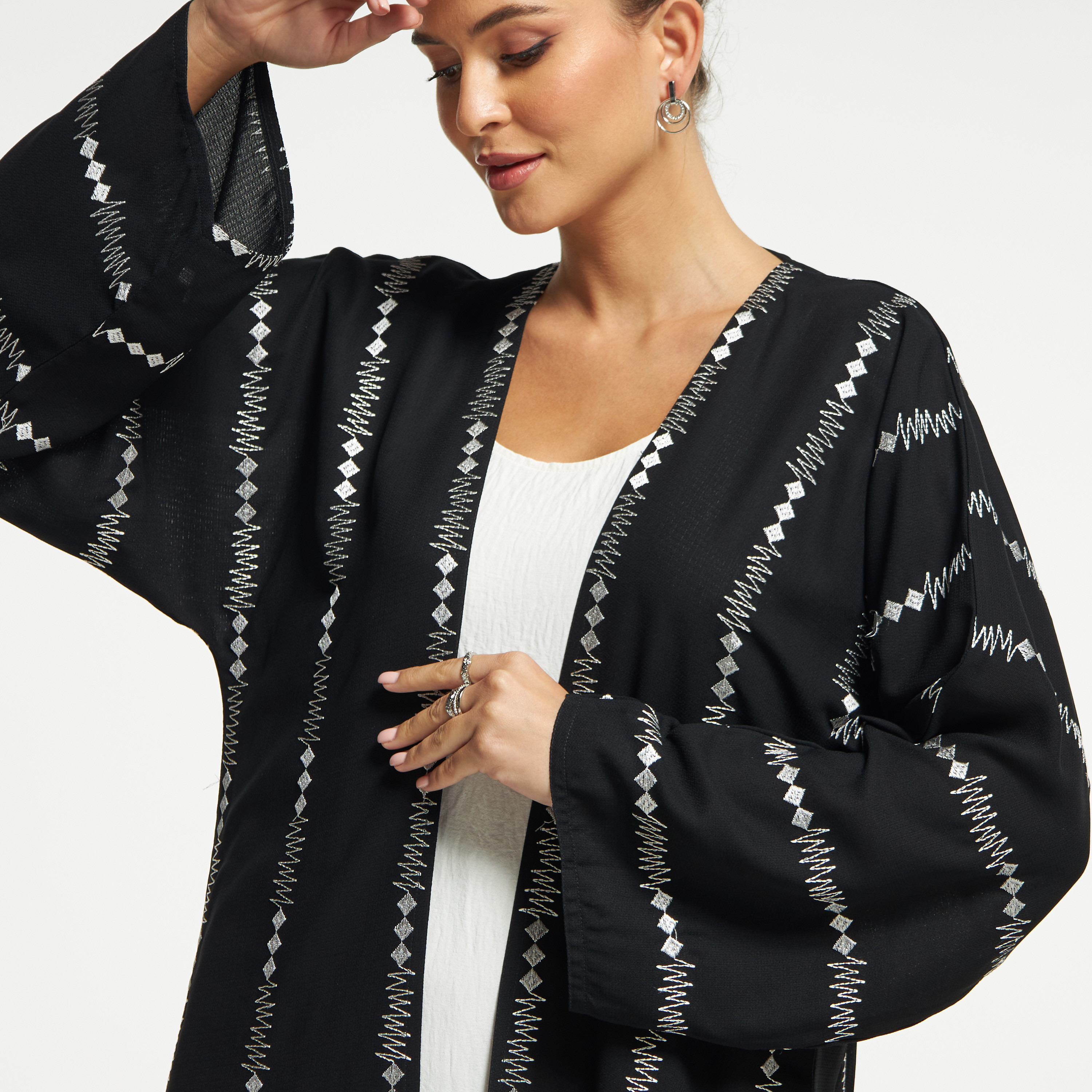 LS Open Front Embroidered Abaya-women-arabicclothing-abayas-image-3