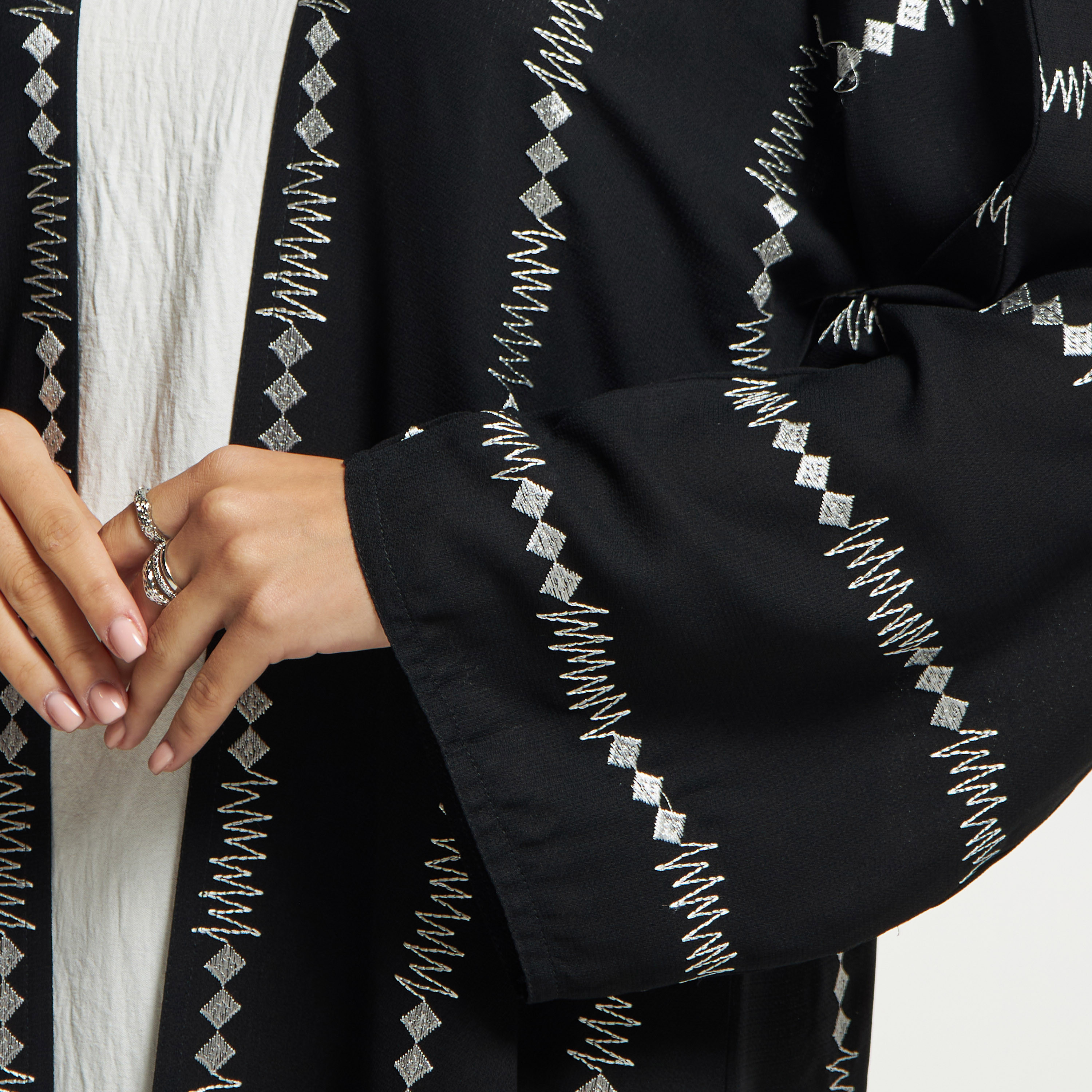 LS Open Front Embroidered Abaya-women-arabicclothing-abayas-image-6